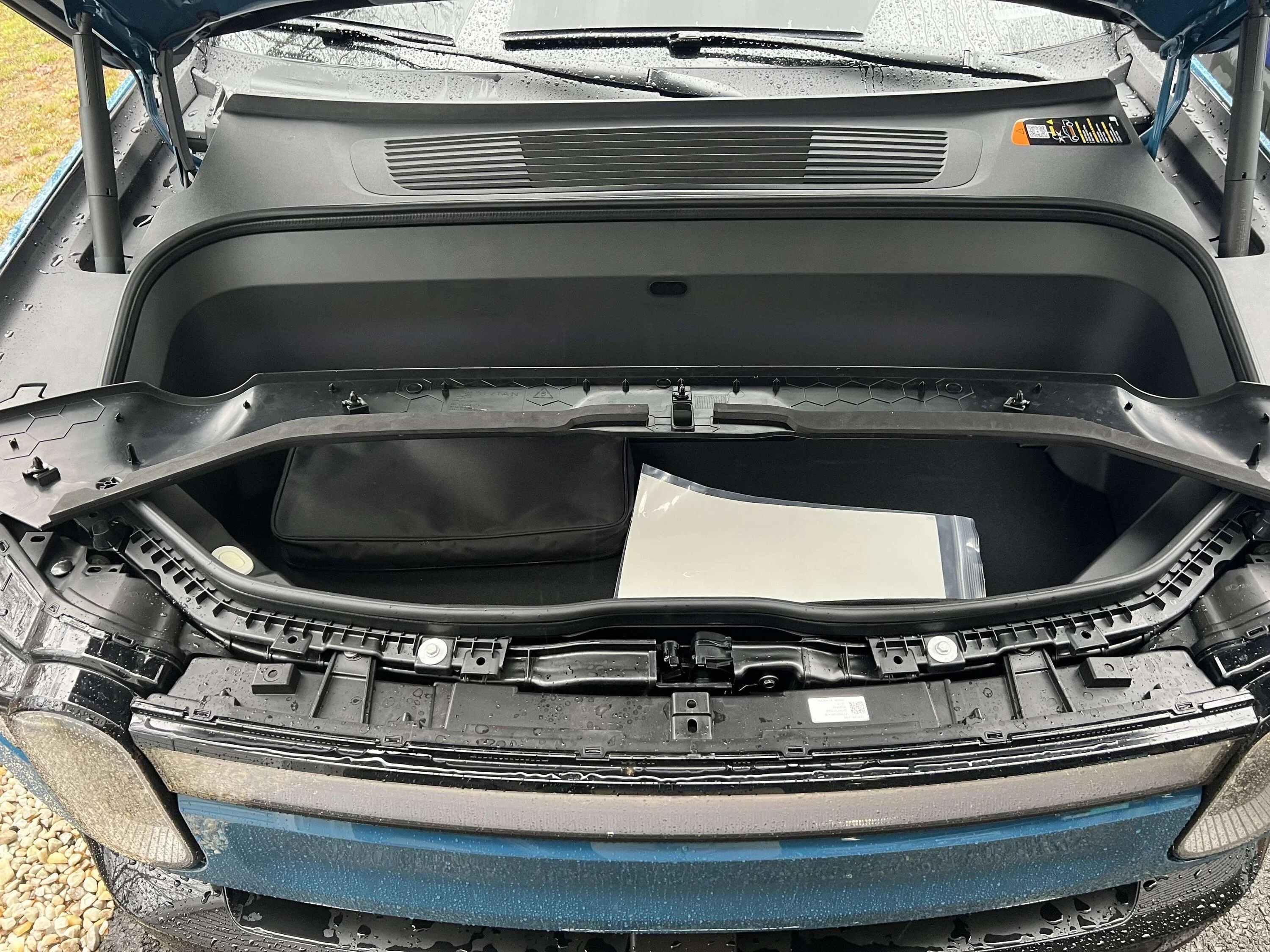 Rivian R1T R1S Vampire Drain Relating to Frunk Trim -- my solution to reduce drain % IMG_0446