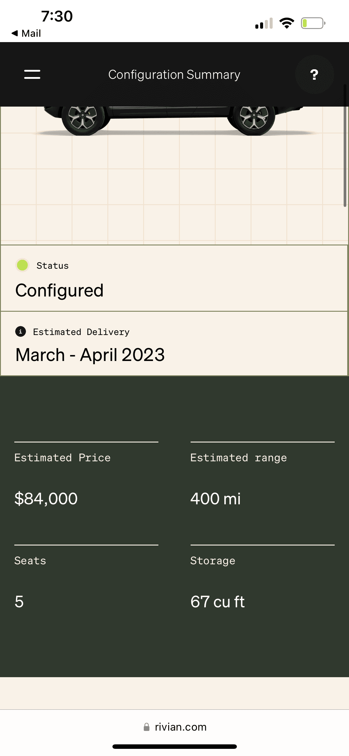 Rivian R1T R1S Delivery Estimate Updates Are Out! ⏱️ [as of Jan 31, 2022] FC9D819B-0A13-432E-8DE2-89BFB358072F