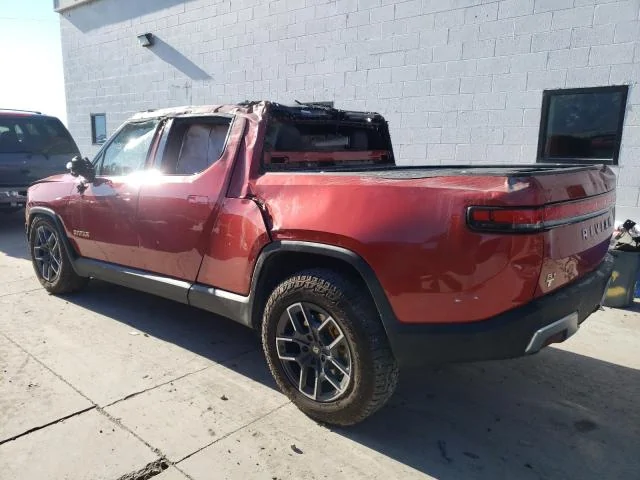 Rivian R1T R1S Salvage Rivan R1T on Copart -  Canyon Red R1T Adventure Edition 64417072_Image_2