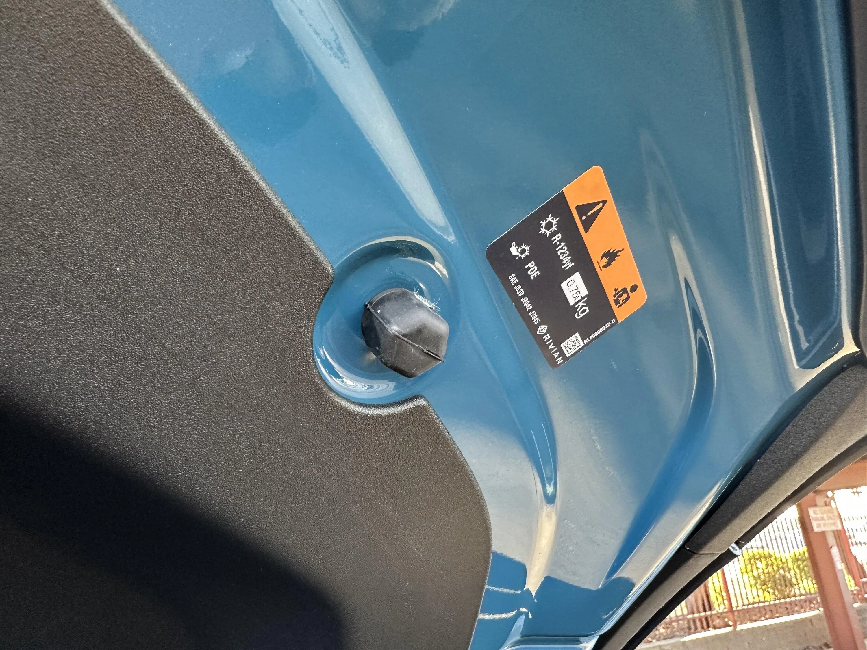 Rivian R1T R1S Vampire Drain Relating to Frunk Trim -- my solution to reduce drain % IMG_1102