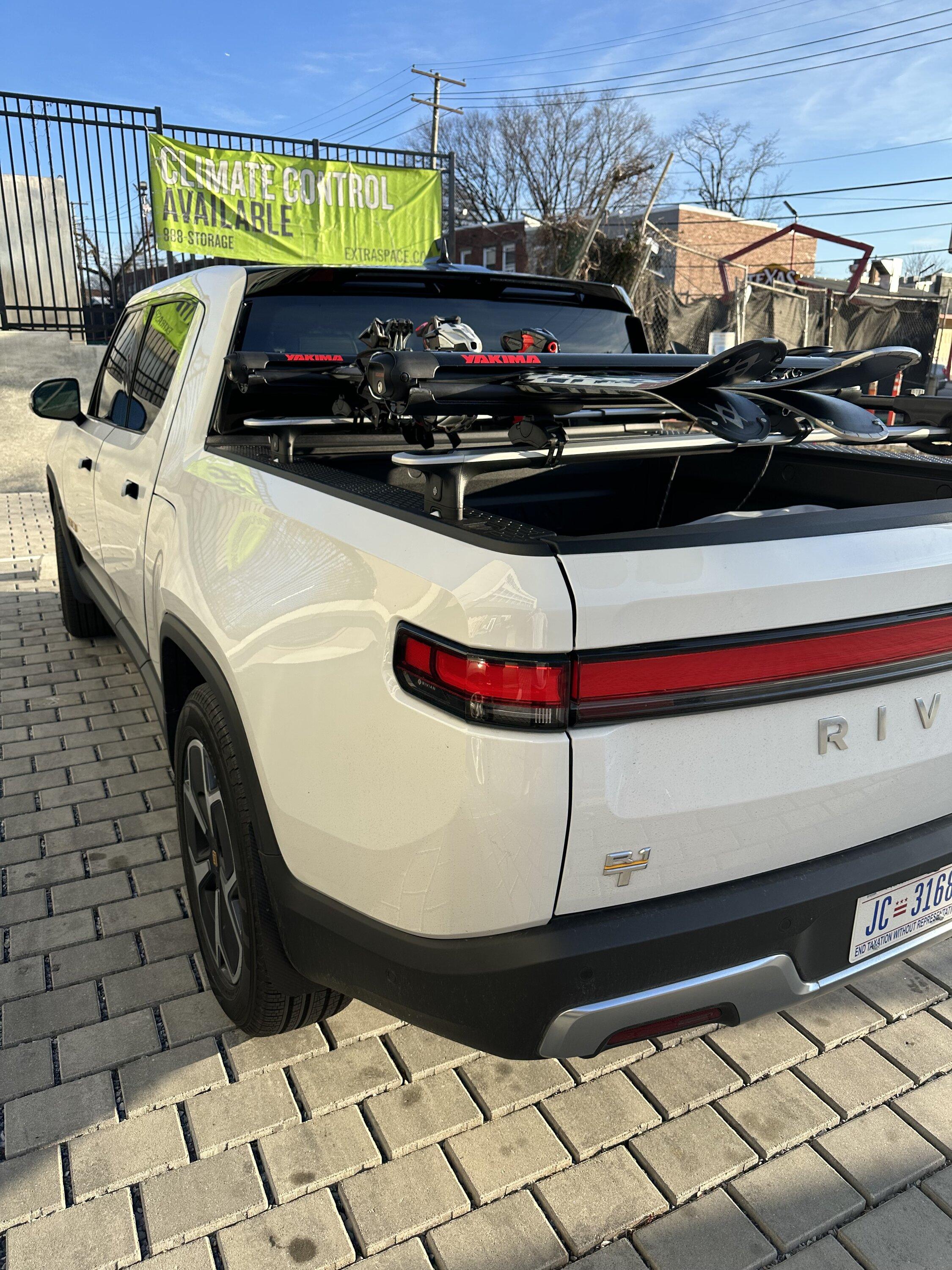 Rivian R1T R1S How are you planning to haul your ski / snowboard gear? IMG_2051