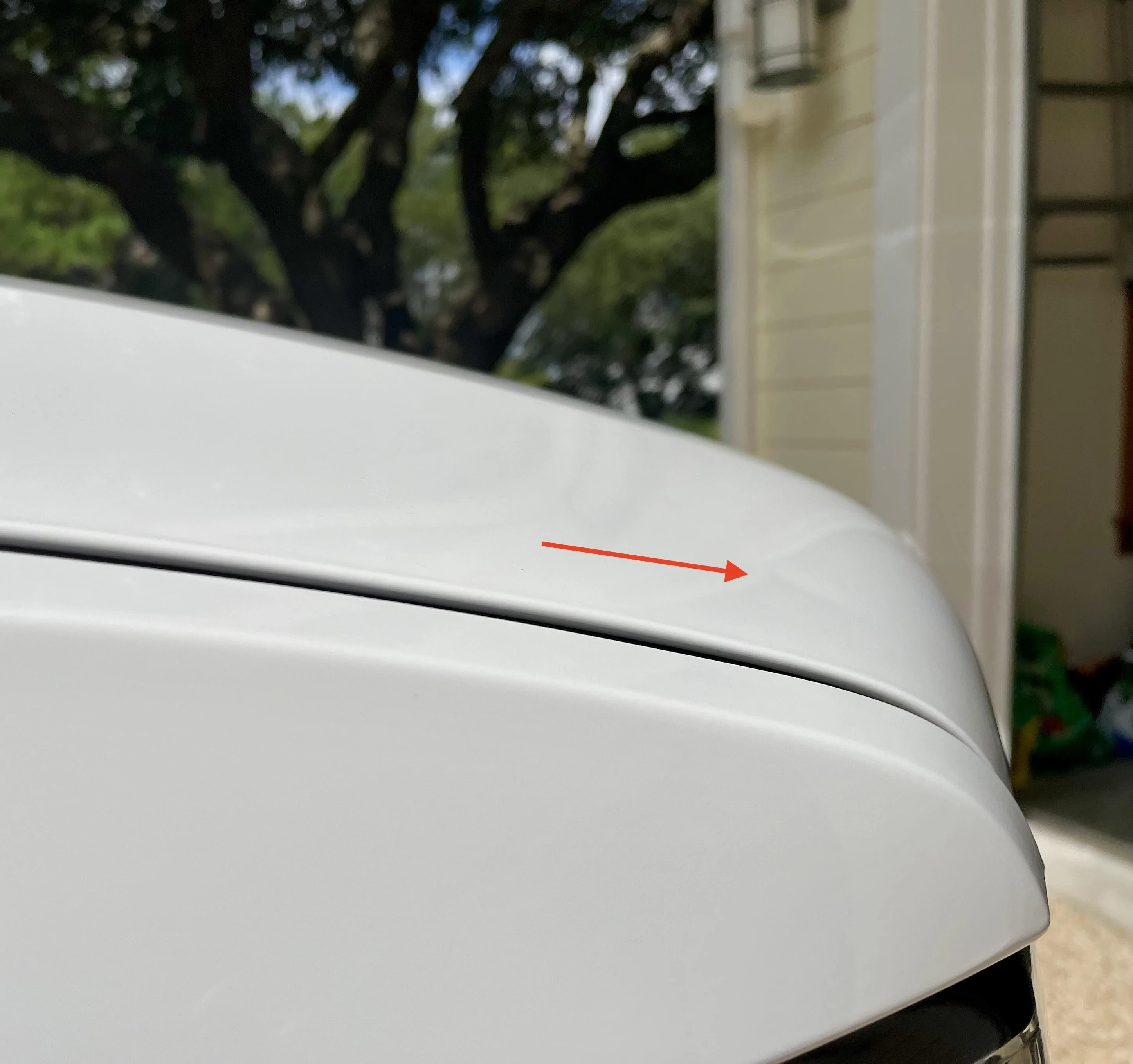 Rivian R1T R1S Body Damage...not seen at delivery IMG_3356
