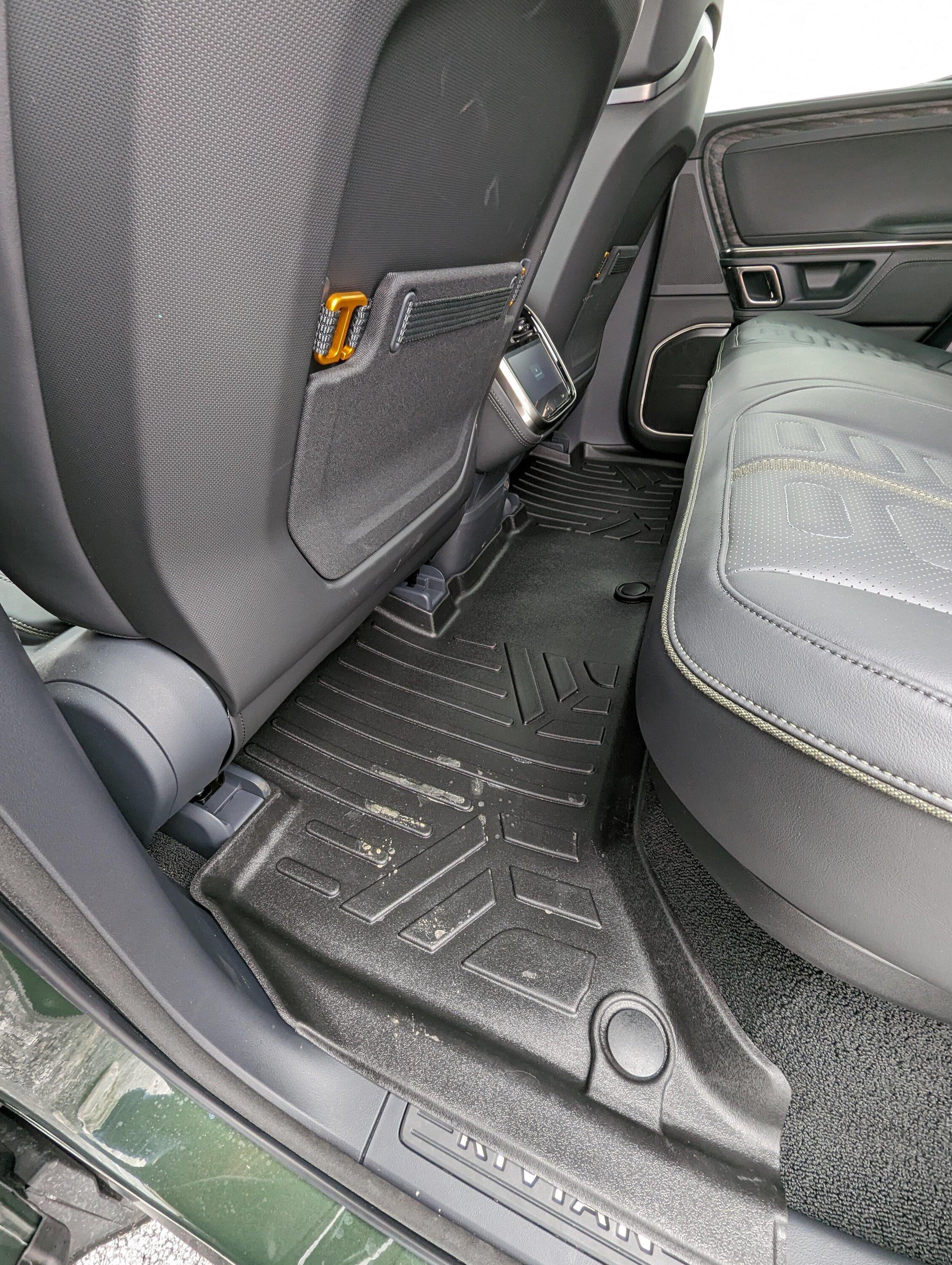 Rivian R1T R1S Smartliner floor mats and frunk liner protection - installed photos Smartliner floor mats and frunk liner - installed photos in Rivian R1T 2