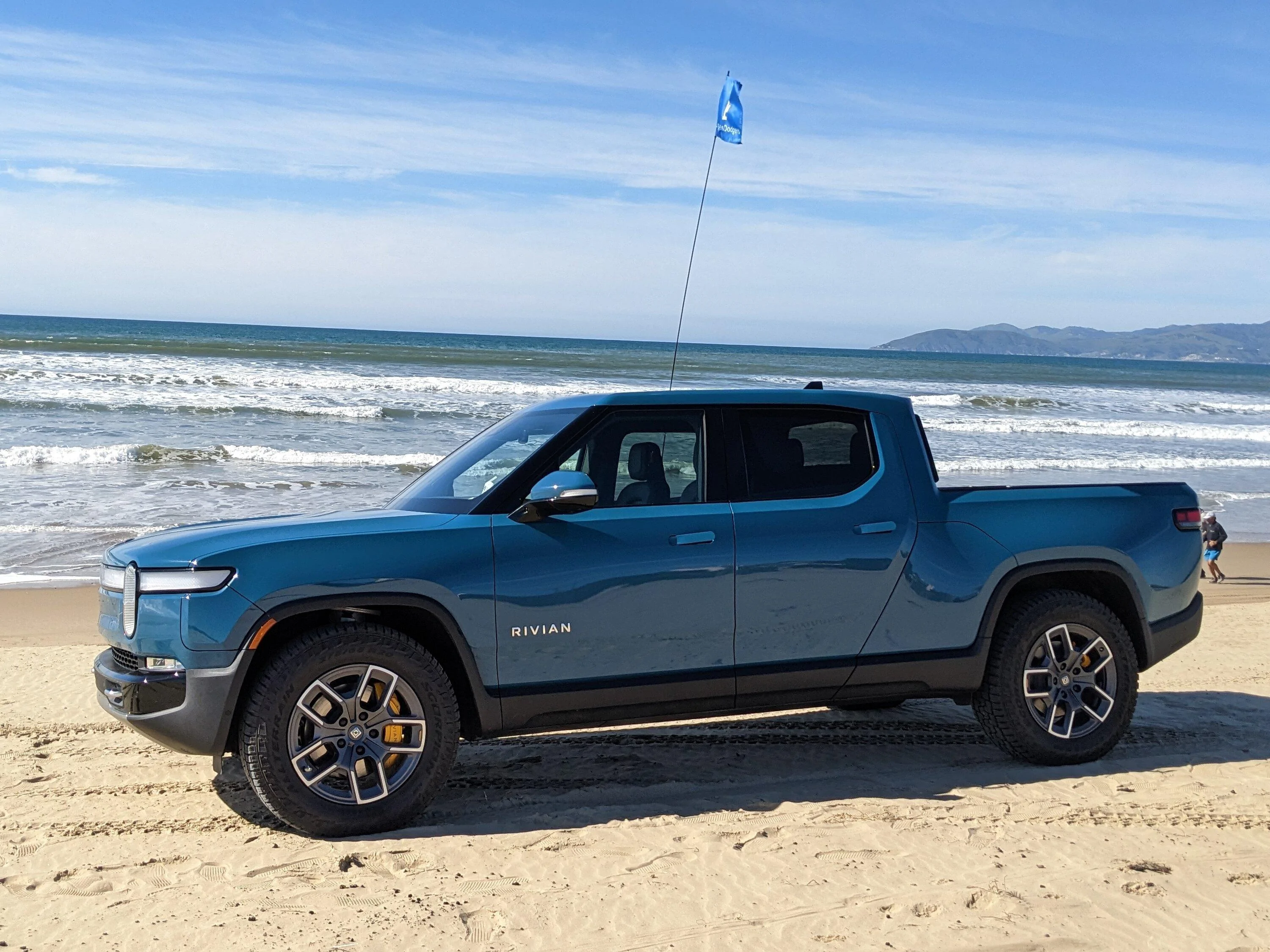 Rivian R1T R1S Oceano Dunes Pismo Beach w/ R1T in Sand Mode and air'd down to 25psi PXL_20230207_205720000.PORTRAIT