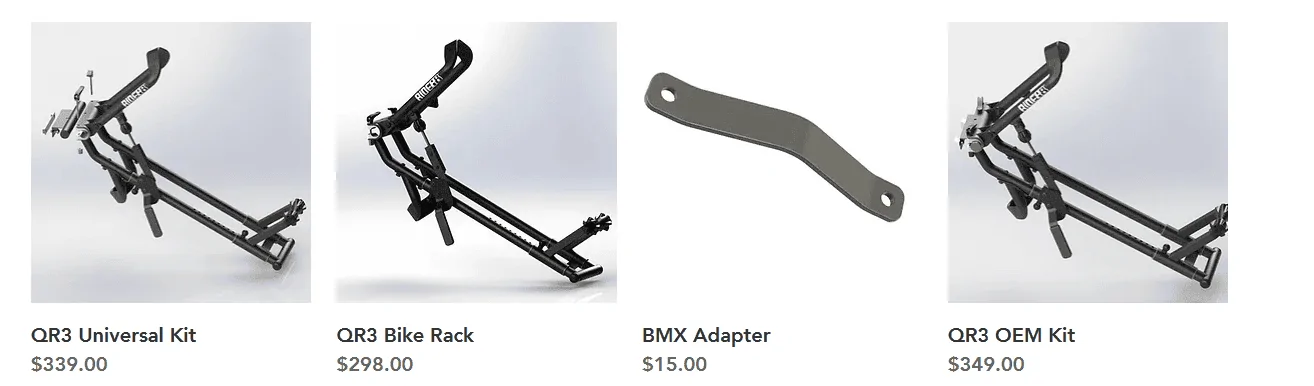 Rivian R1T R1S Ultimate MTB / Bike Carrier installed 1675955011350