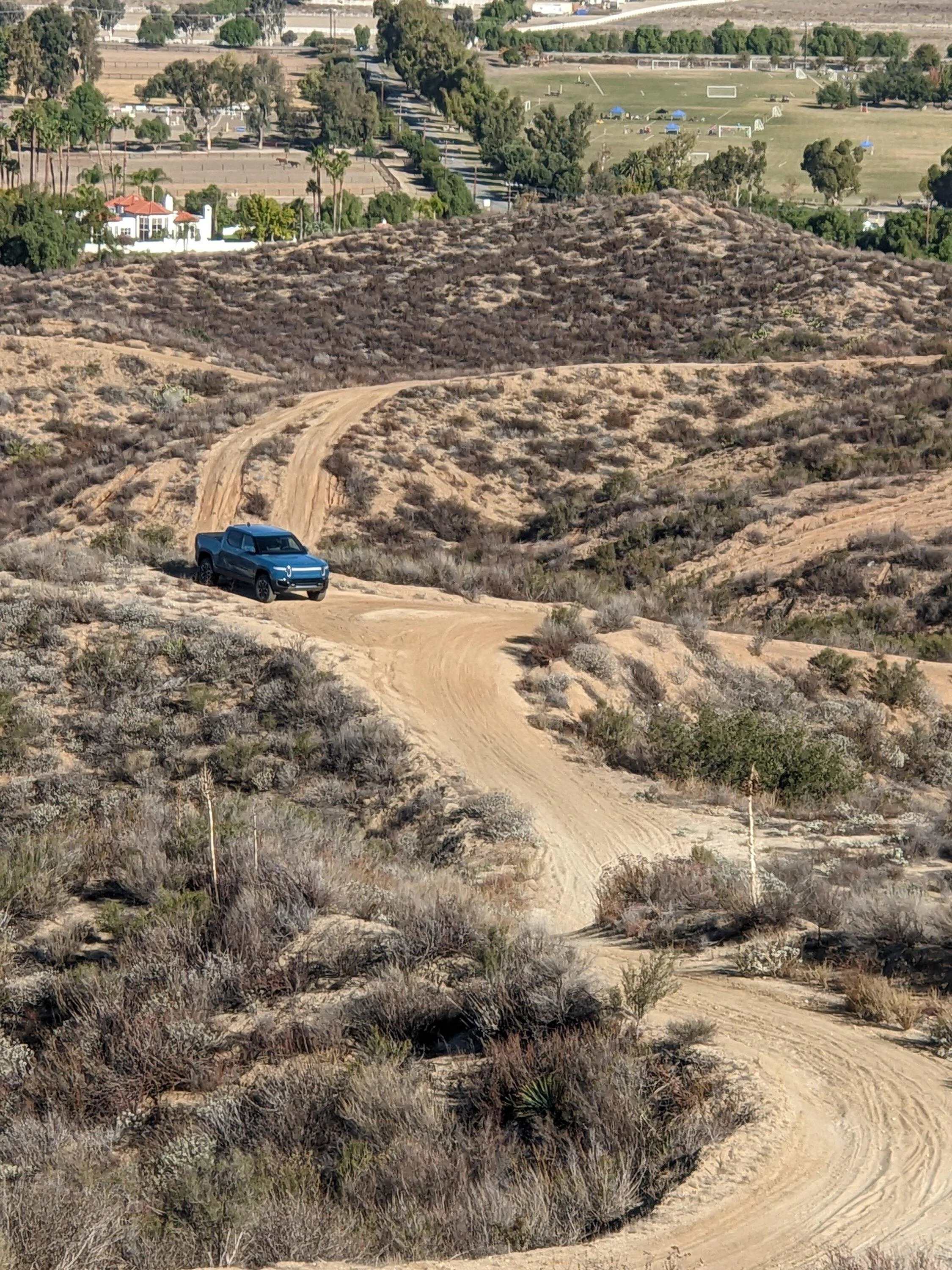 Rivian R1T R1S Oceano Dunes Pismo Beach w/ R1T in Sand Mode and air'd down to 25psi PXL_20221105_164635231