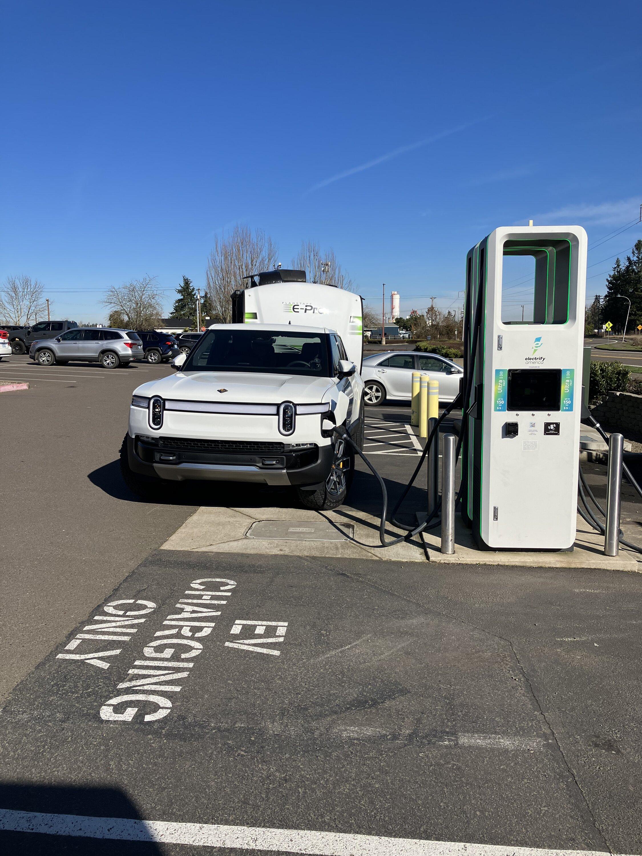 Rivian R1T R1S R1T towing efficiency results with E-Pro 15TB Camper 474B798D-208D-4990-A90D-9EADAE277EE1