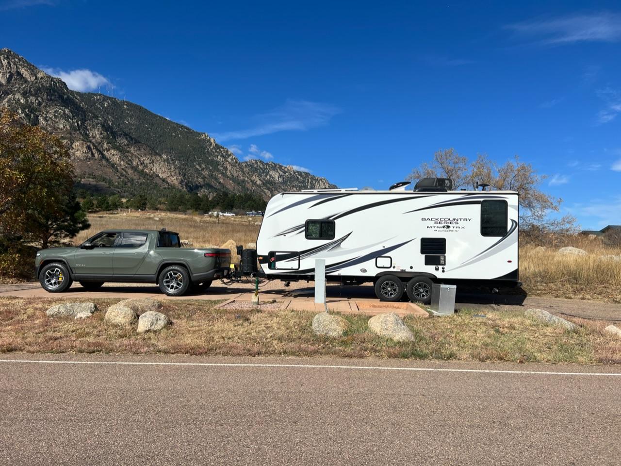 Rivian R1T R1S R1T towing efficiency results with E-Pro 15TB Camper 8A46D7EC-72AD-4EDD-9160-9703EC41D9DA