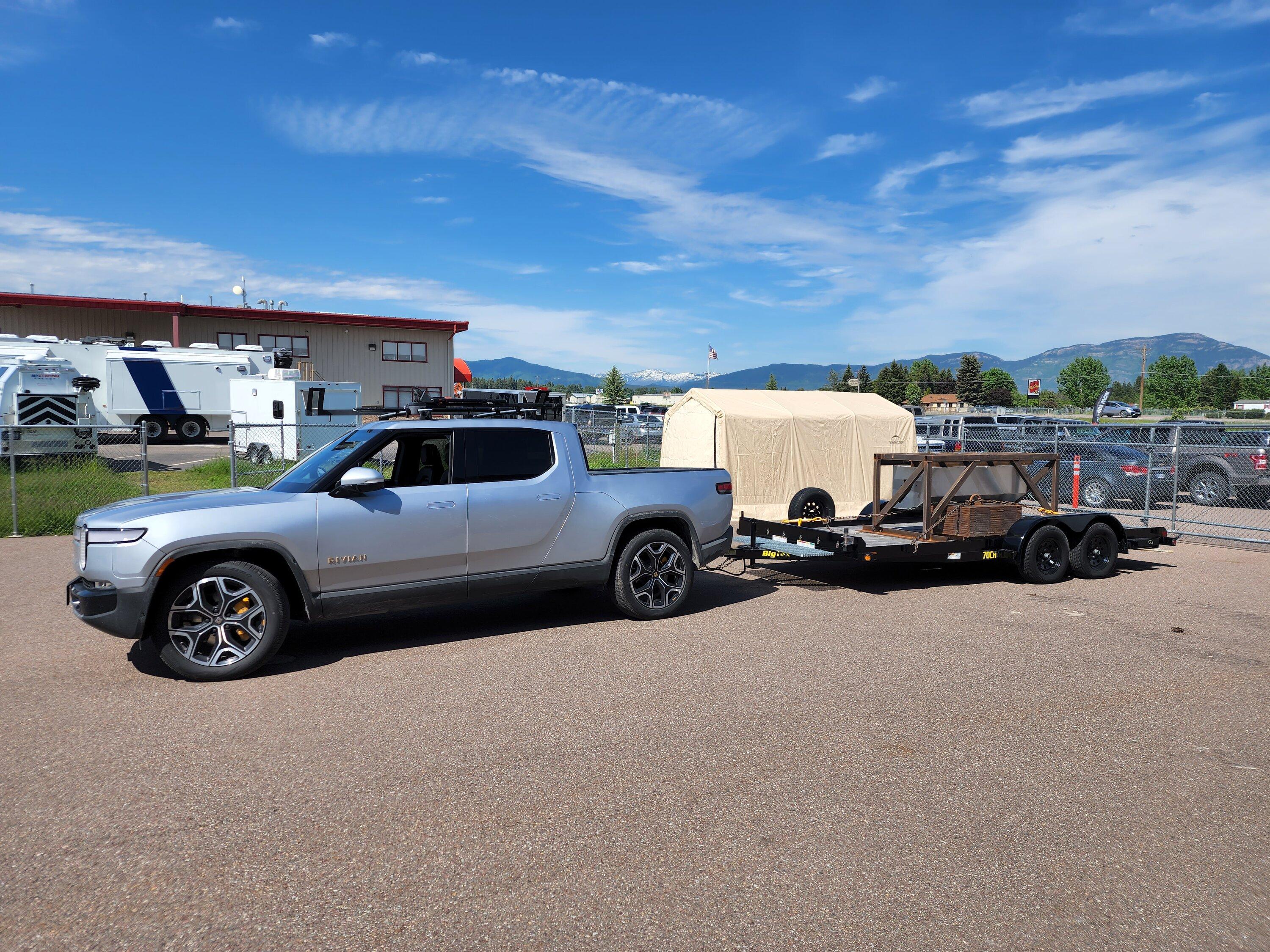 Rivian R1T R1S What do you use your R1T hitch for? (Picture Edition) 20220616_160926