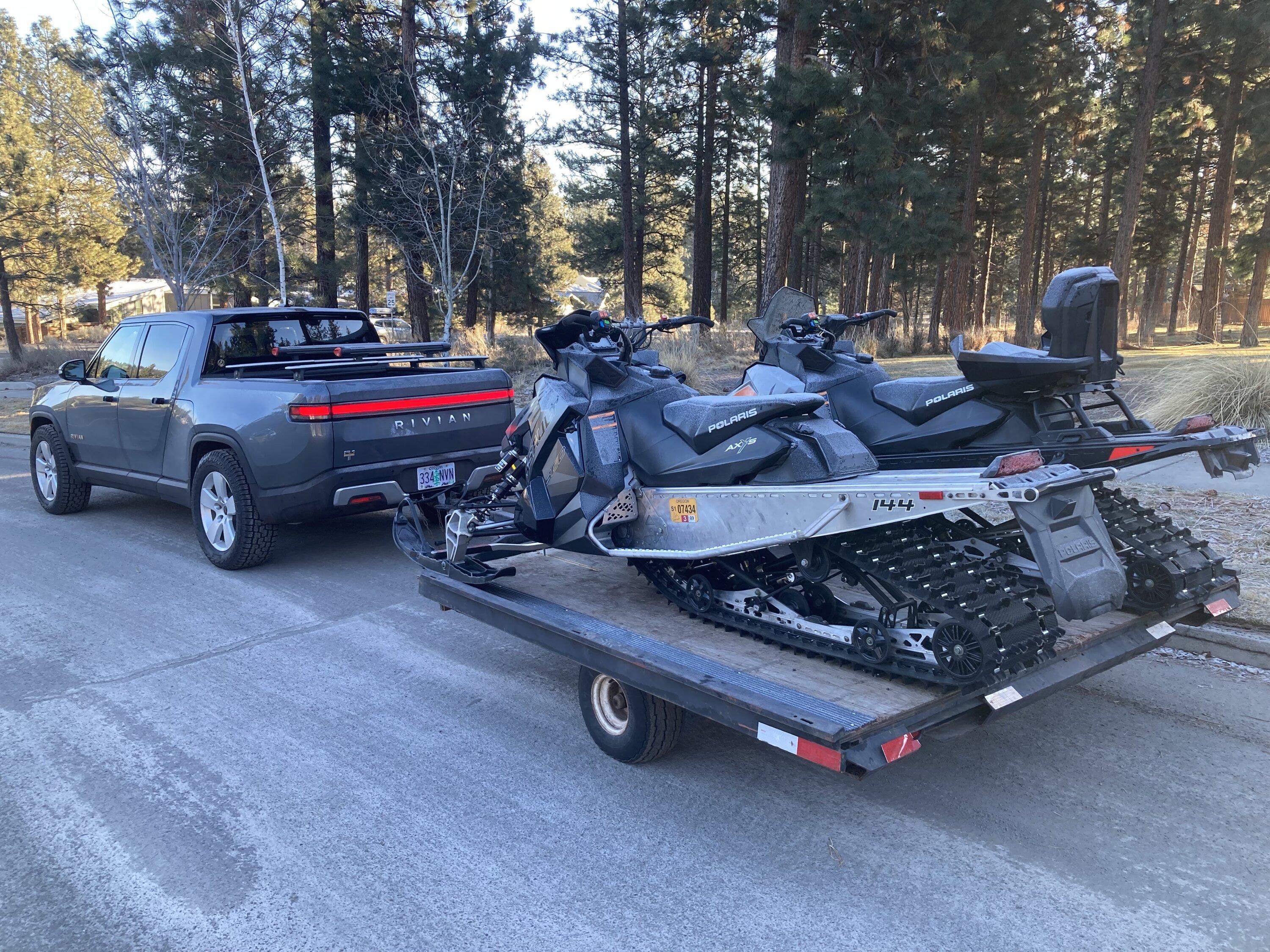 Rivian R1T R1S What do you use your R1T hitch for? (Picture Edition) D8CCB635-41D6-46B1-8684-DCBCEFD7F935