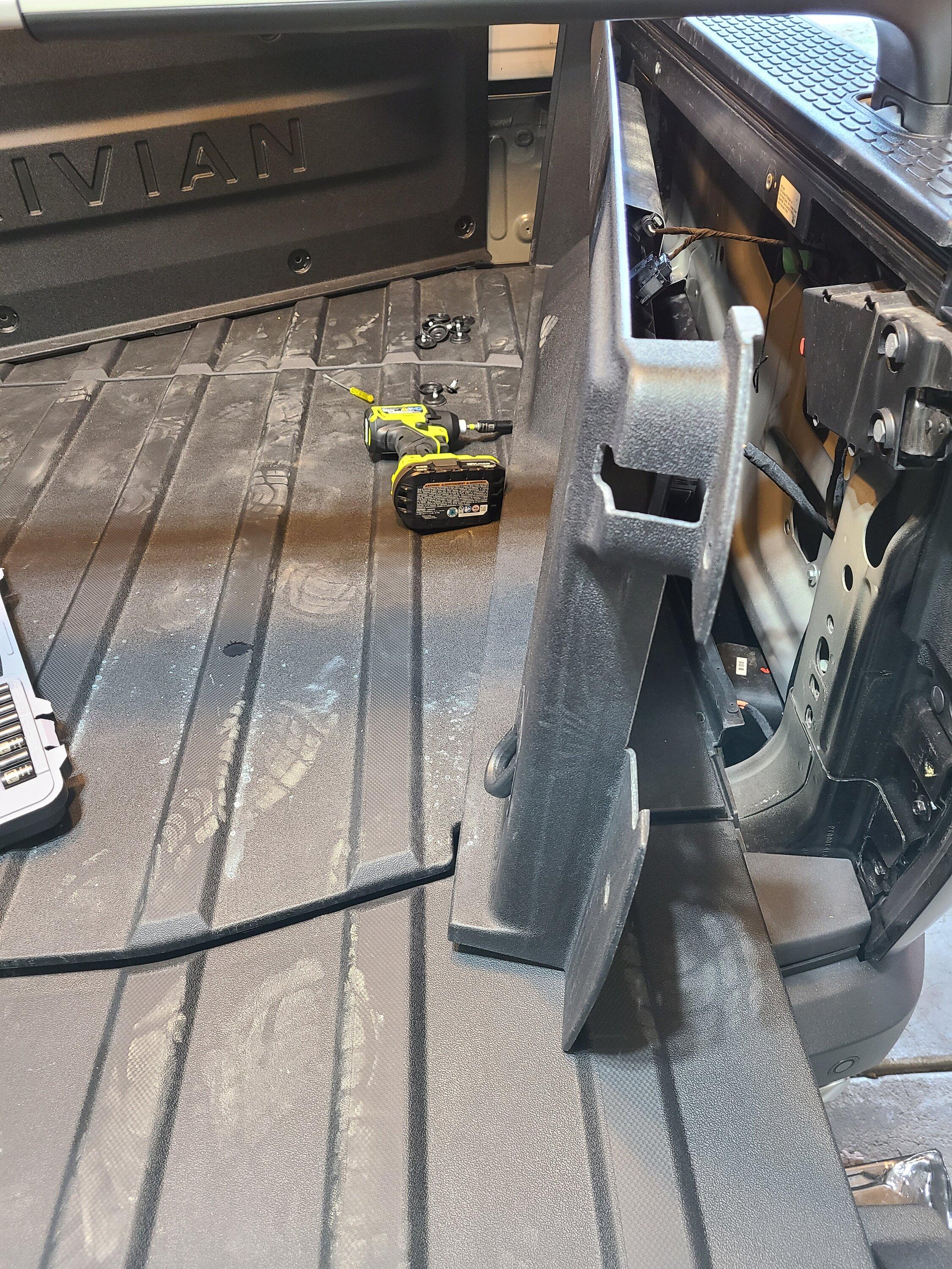 Rivian R1T R1S Help me remove my bed liner side please! ? 16761530621752925834177641749987