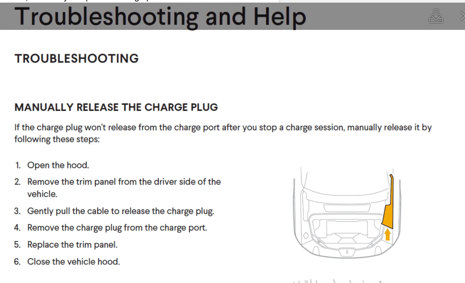 Rivian R1T R1S Stuck at EVGo charger - can’t unplug Screenshot 2023-02-12 at 2.23.10 PM
