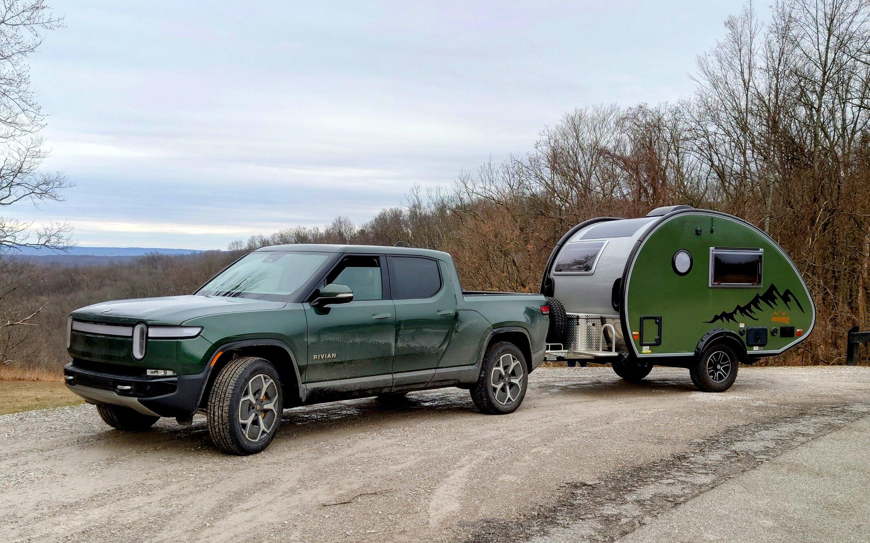 Rivian R1T R1S R1T towing efficiency results with E-Pro 15TB Camper 20221229_113223~3.JPG