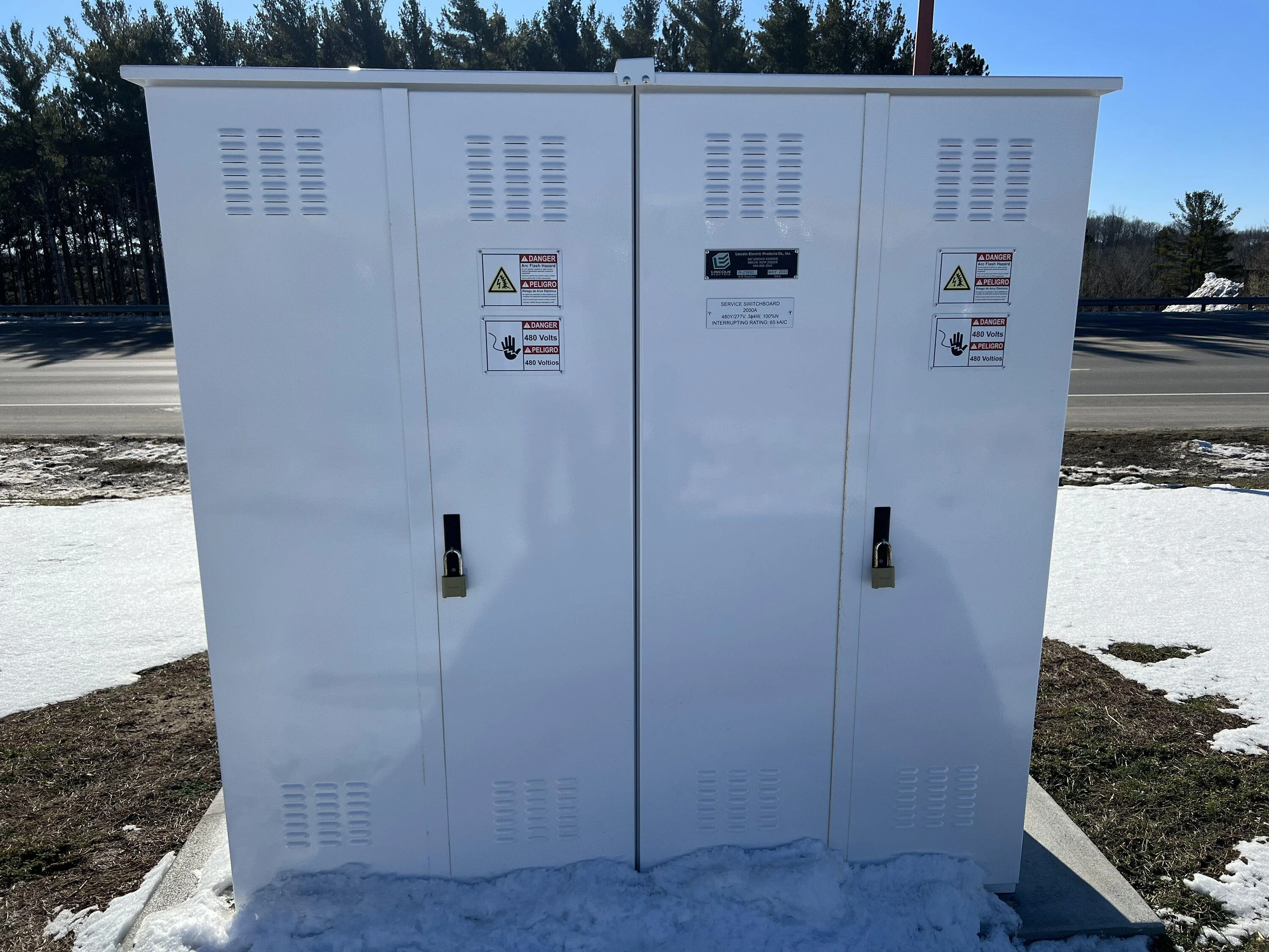 Rivian R1T R1S Likely site of RAN charging station in Traverse City, MI IMG_8919