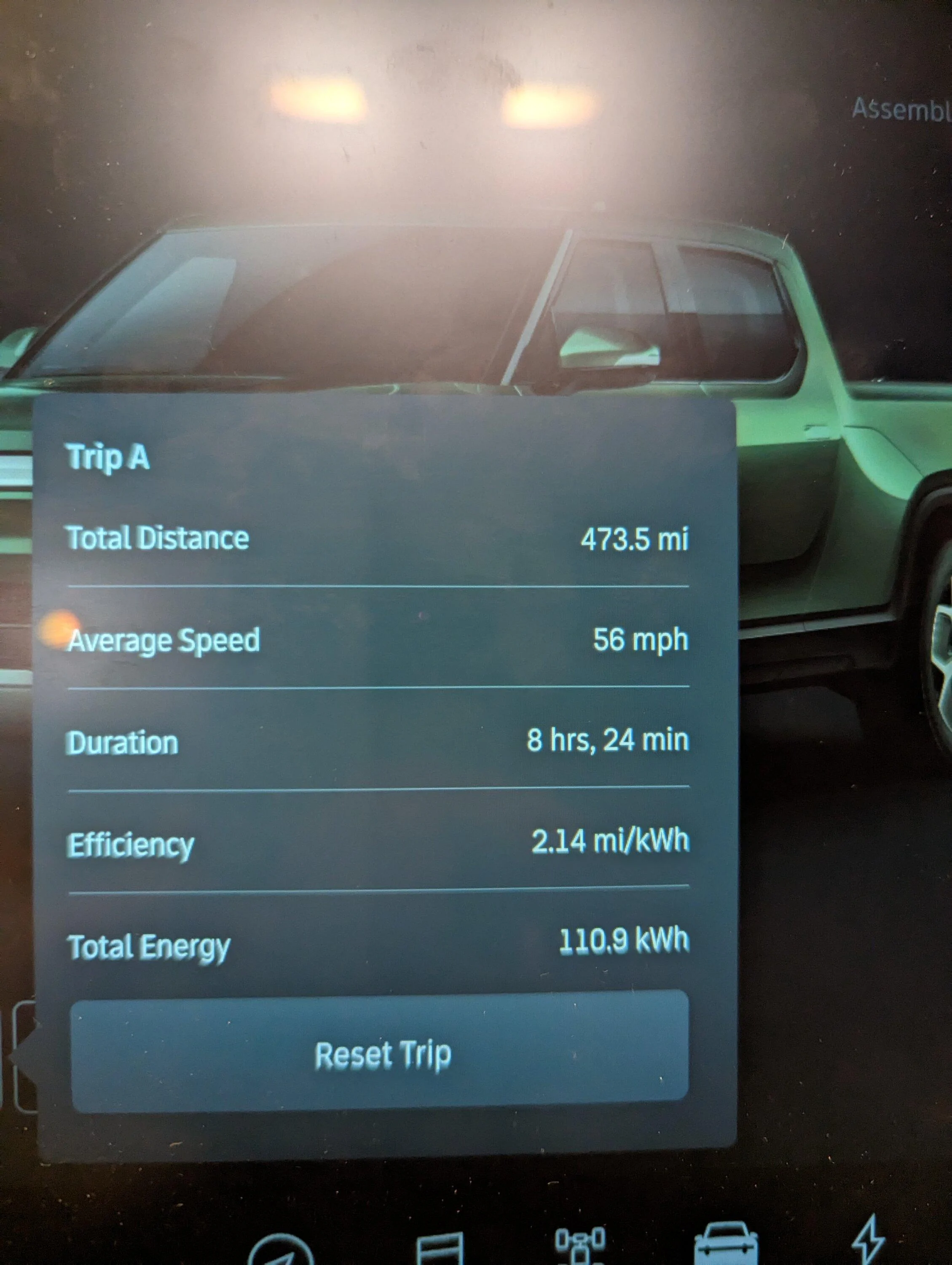 Rivian R1T R1S Greenville, SC to Panama City Beach, FL PXL_20230213_005053477