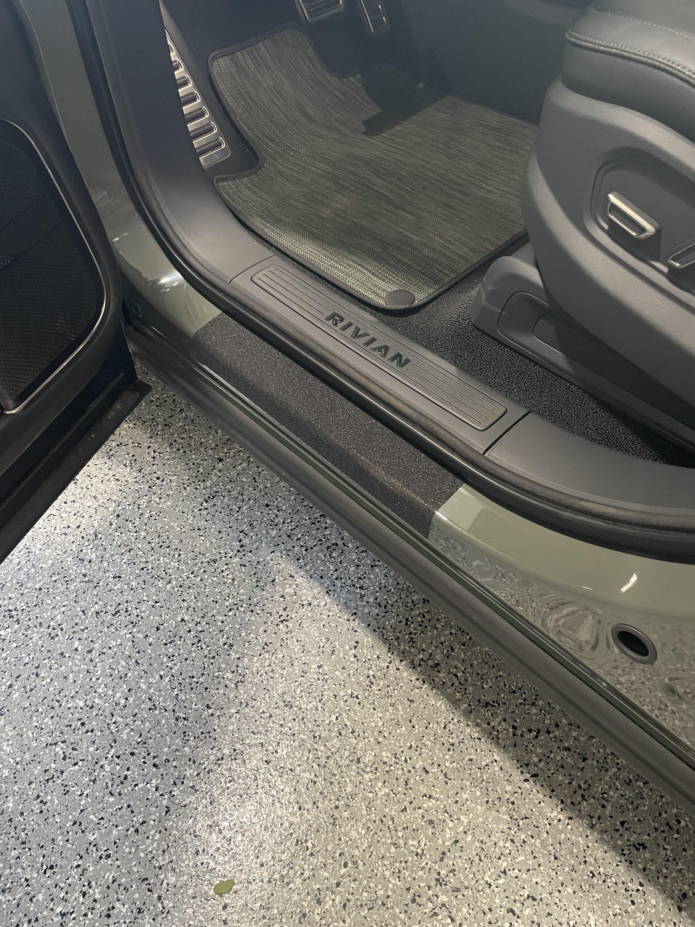 Rivian R1T R1S Aftermarket door sill covers ? IMG_3417