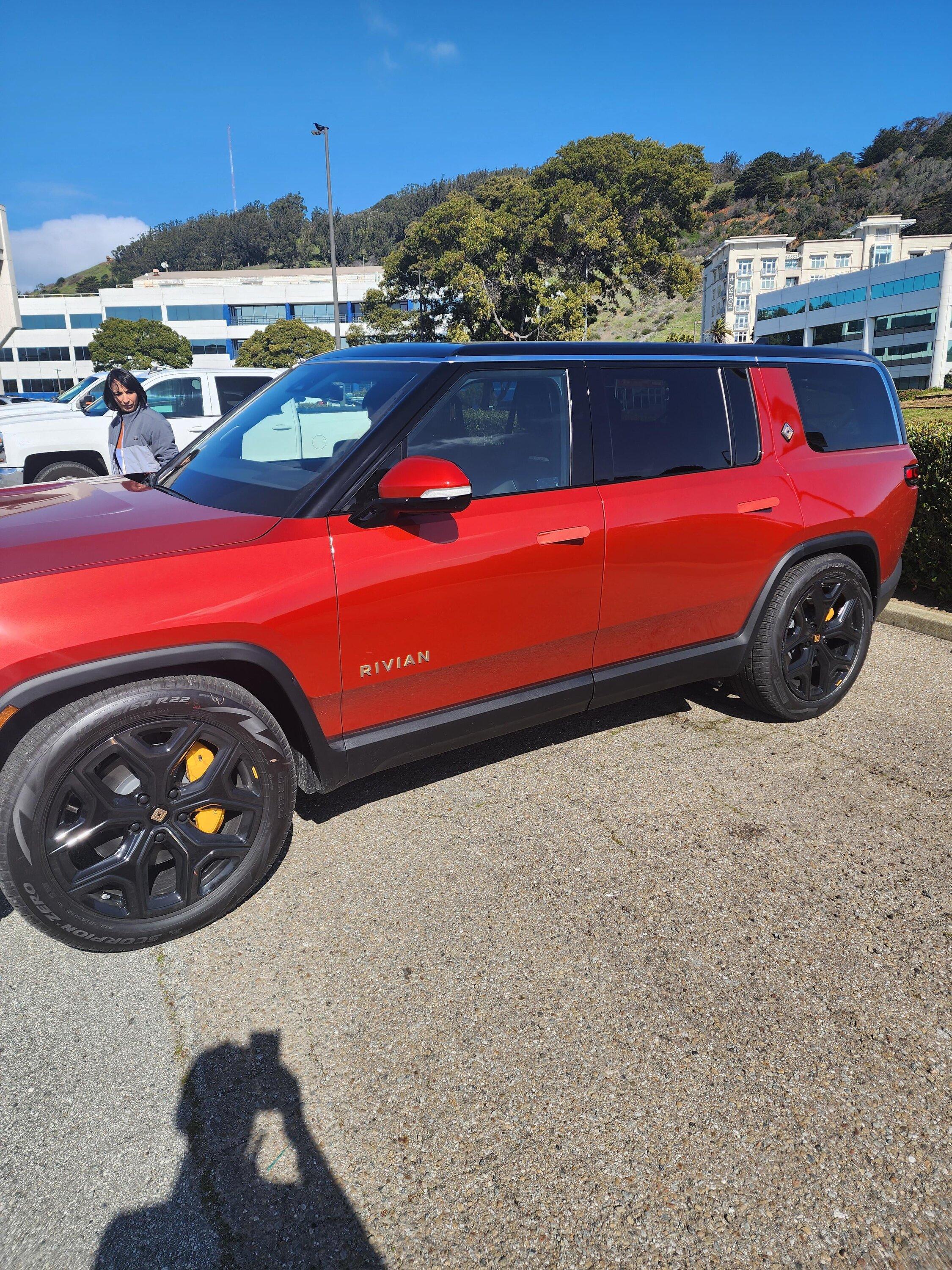 Rivian R1T R1S RED CANYON Rivian Photos Red Canyon R1S Rivian 3