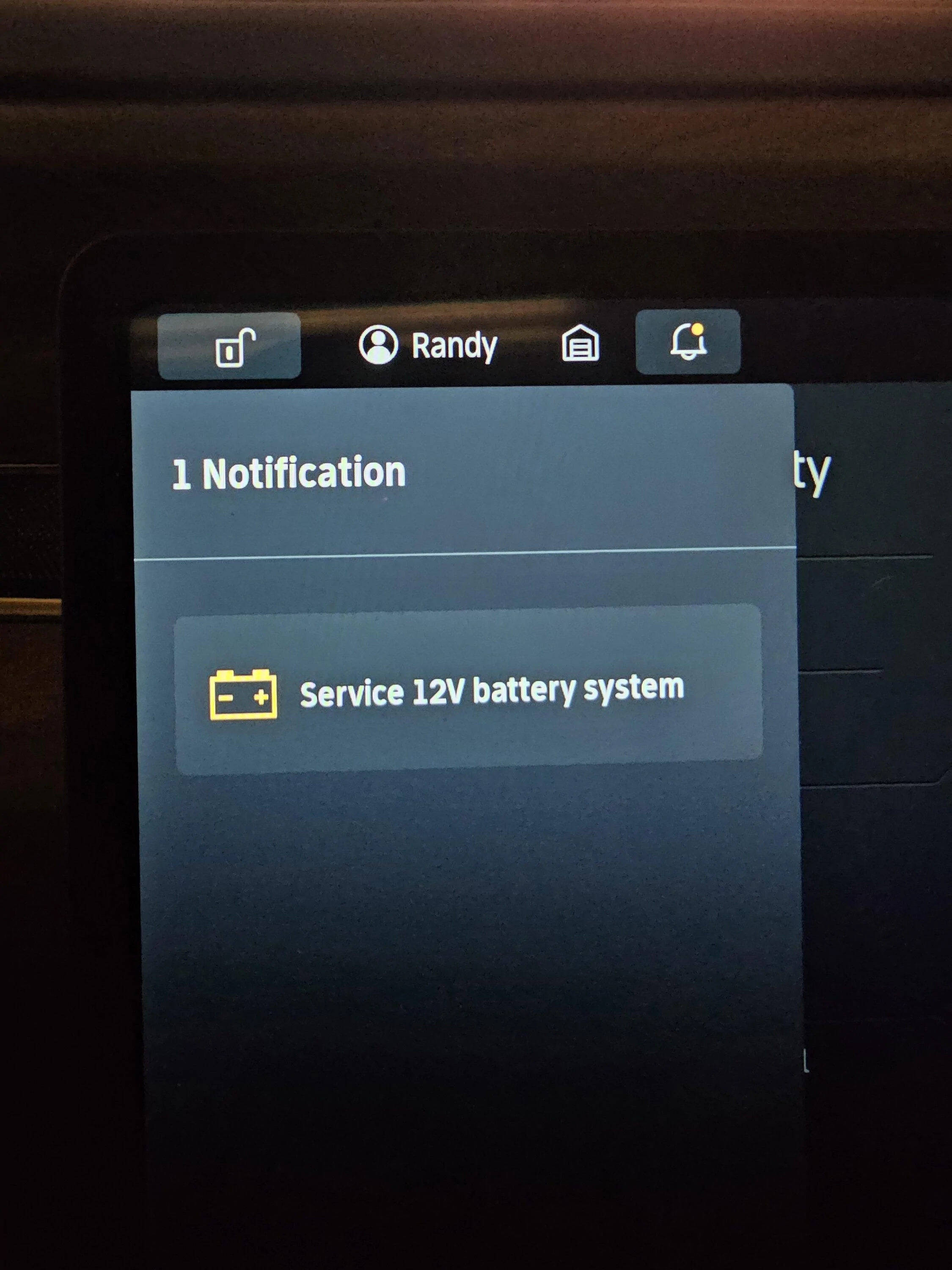 Rivian R1T R1S Service 12v battery system notification message 20230215_182829