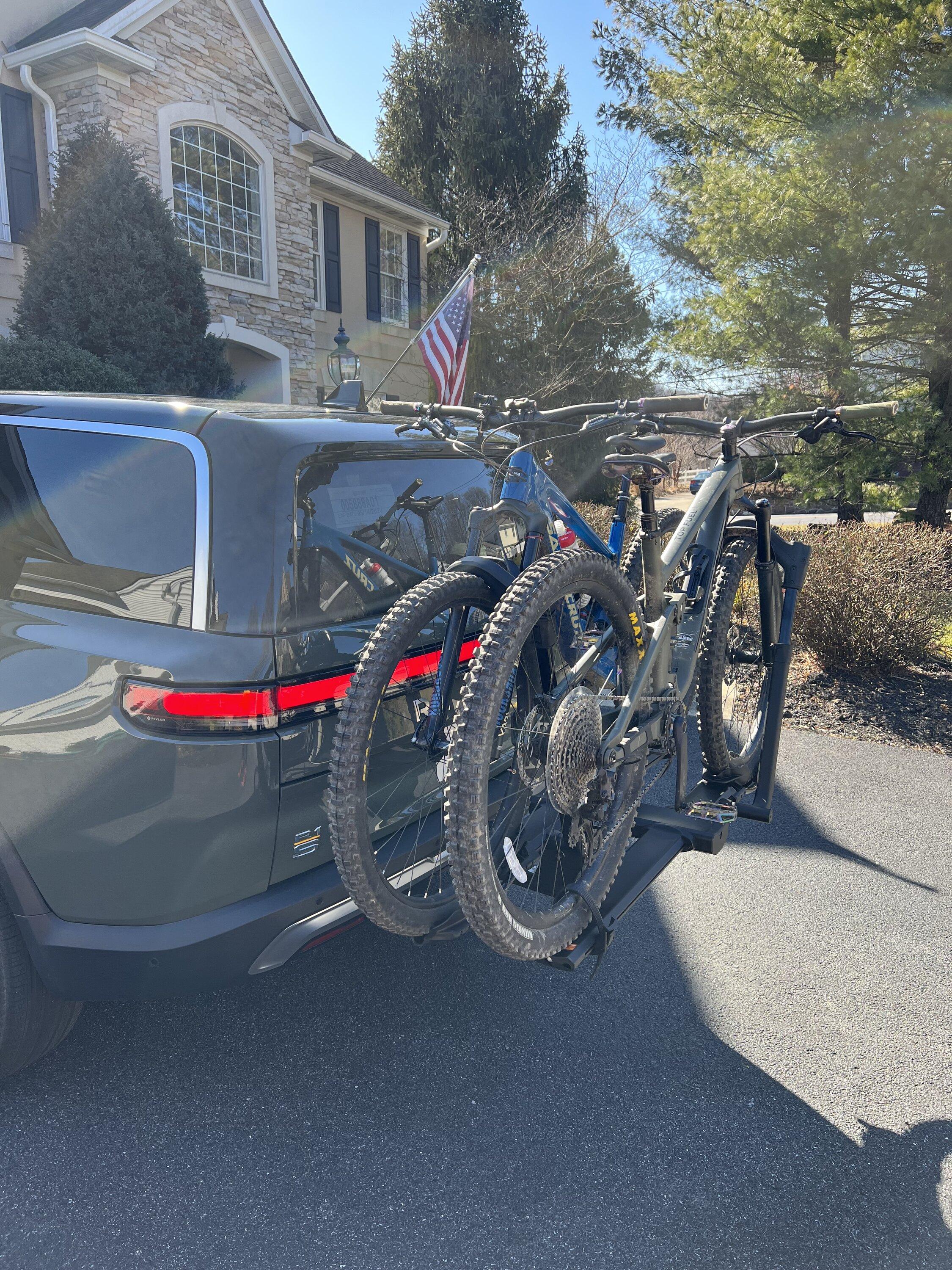 Rivian R1T R1S Kuat NV 2.0 Base Hitch Bike Rack Feels Tailor Made for the R1S 8117FEF3-9D4B-49C0-B9B3-104EED22441E