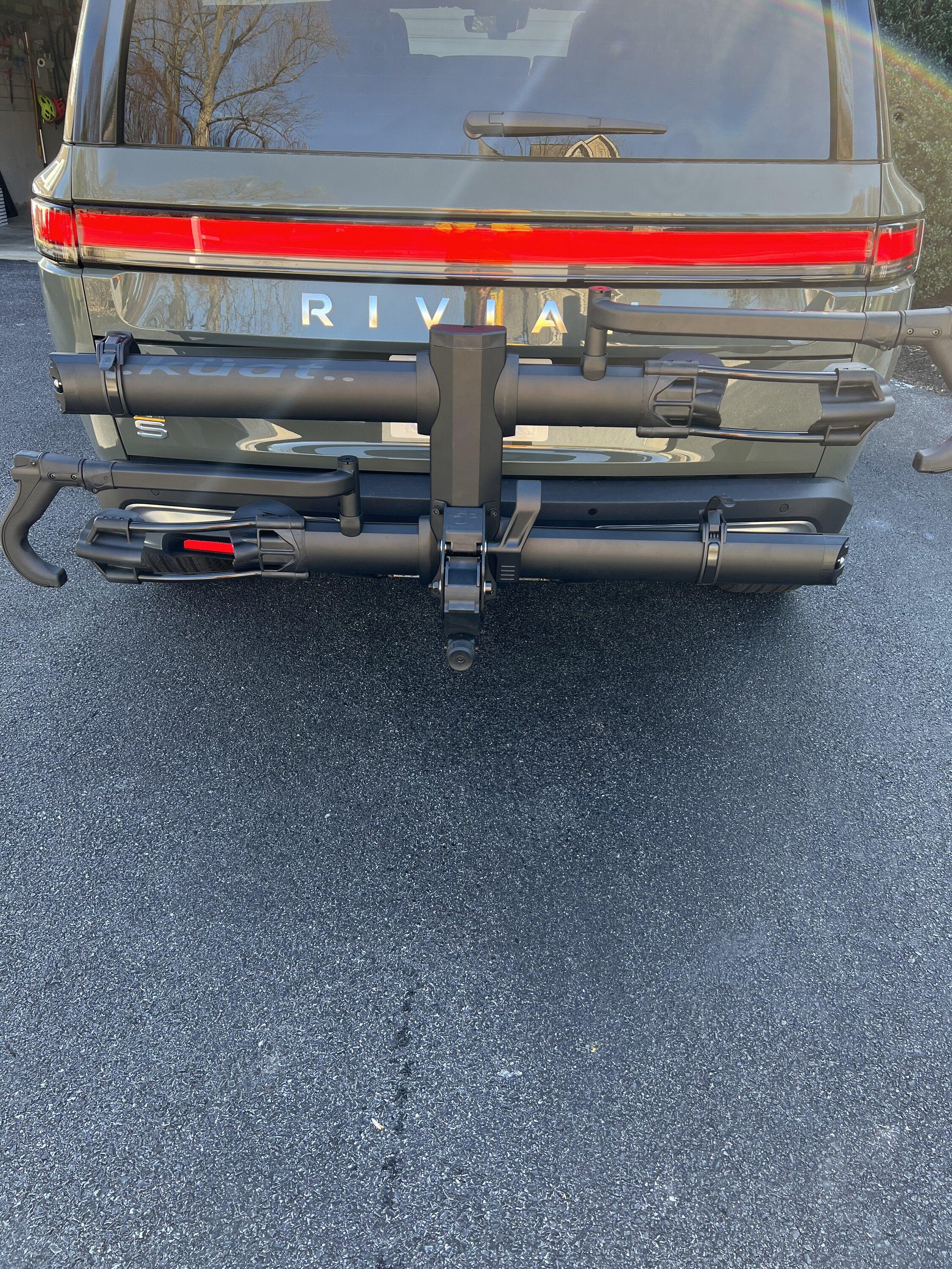 Rivian R1T R1S Kuat NV 2.0 Base Hitch Bike Rack Feels Tailor Made for the R1S 4833F80F-A45D-4EF9-B4F2-262A15CA1B10