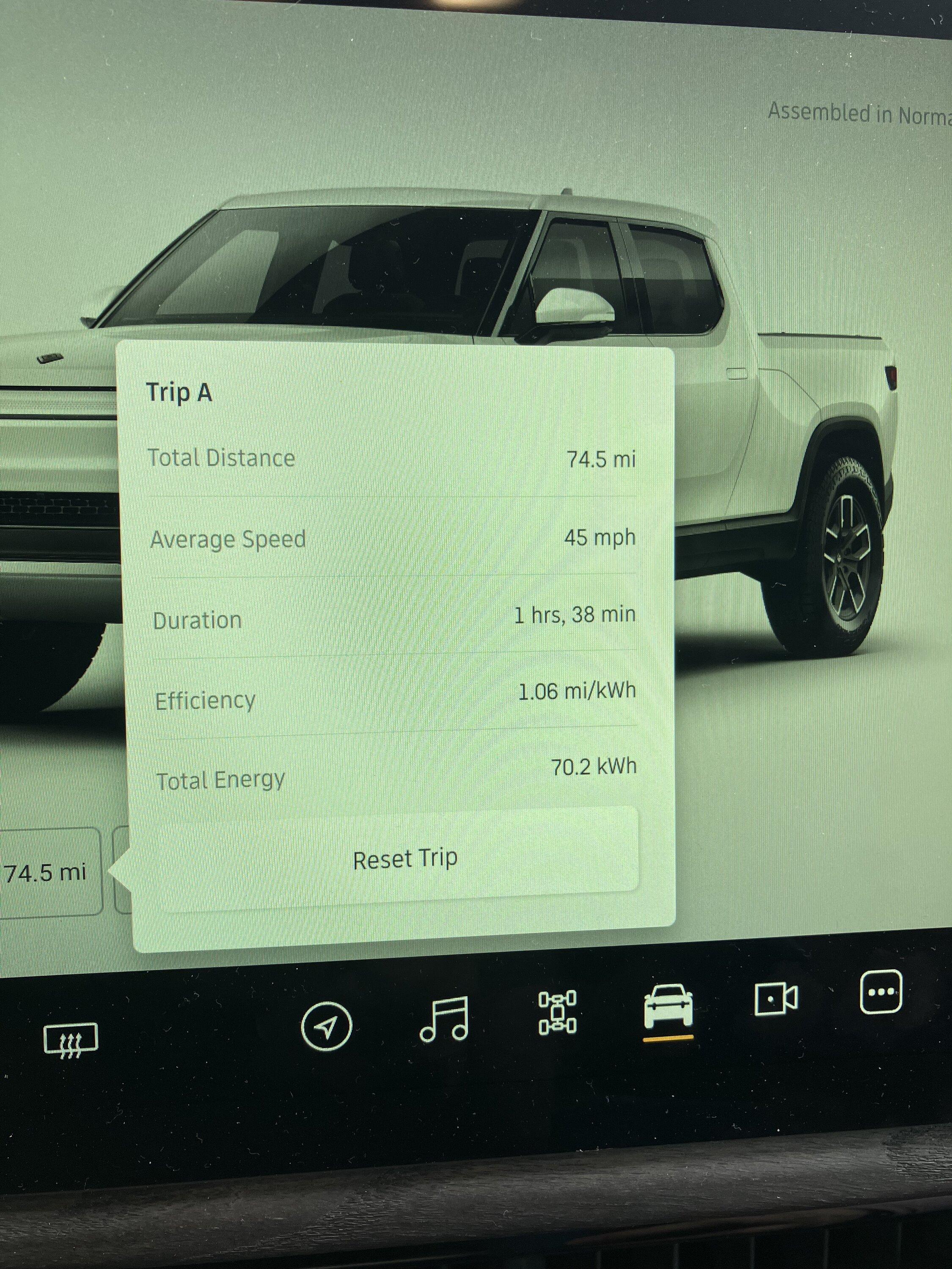 Rivian R1T R1S R1T towing efficiency results with E-Pro 15TB Camper C2AE60A2-D36A-46AD-8490-84E27690EDB4
