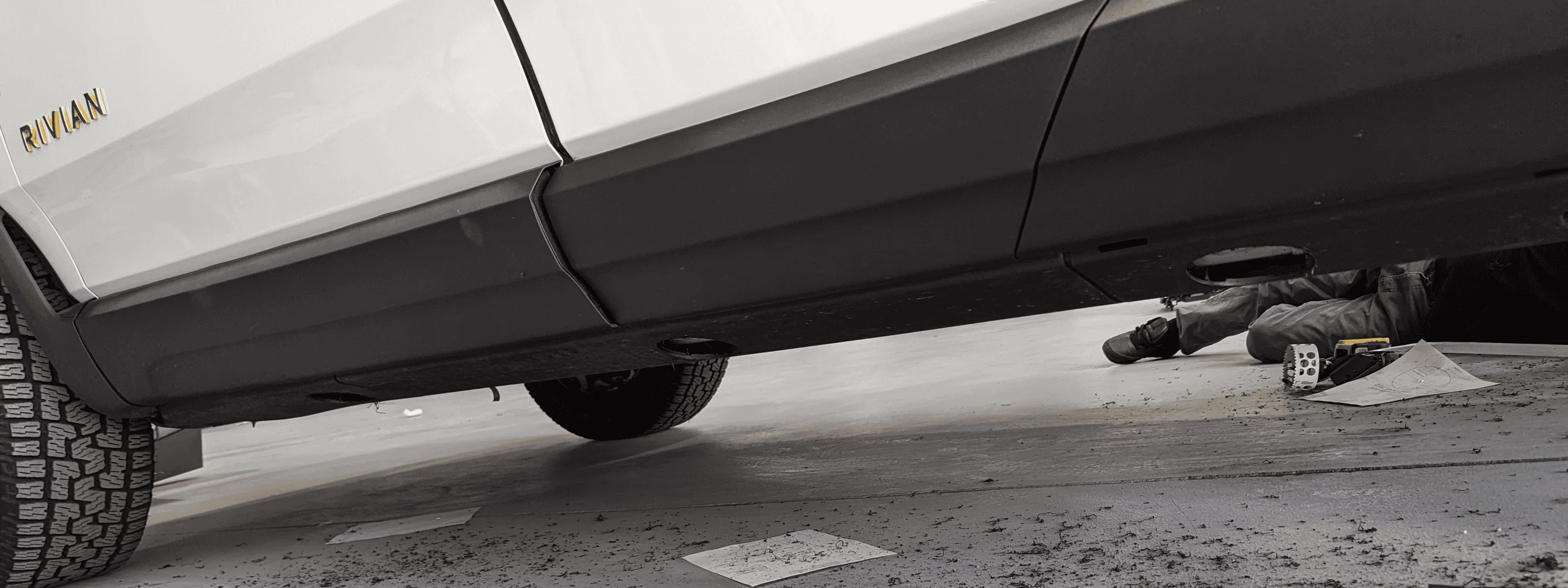Rivian R1T R1S EV Sportline RMAXX Running Boards Installed on R1T Today! - Review / Feedback / Photos 1676940158051
