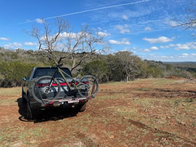 Rivian R1T R1S What do you use your R1T hitch for? (Picture Edition) 44D5285A-44F0-49E6-9B1E-0D0B0D4170F1