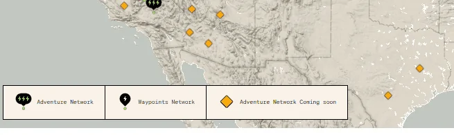 Rivian R1T R1S RAN Rivian Charging Stations Locations Map via Google Maps 1677075089638