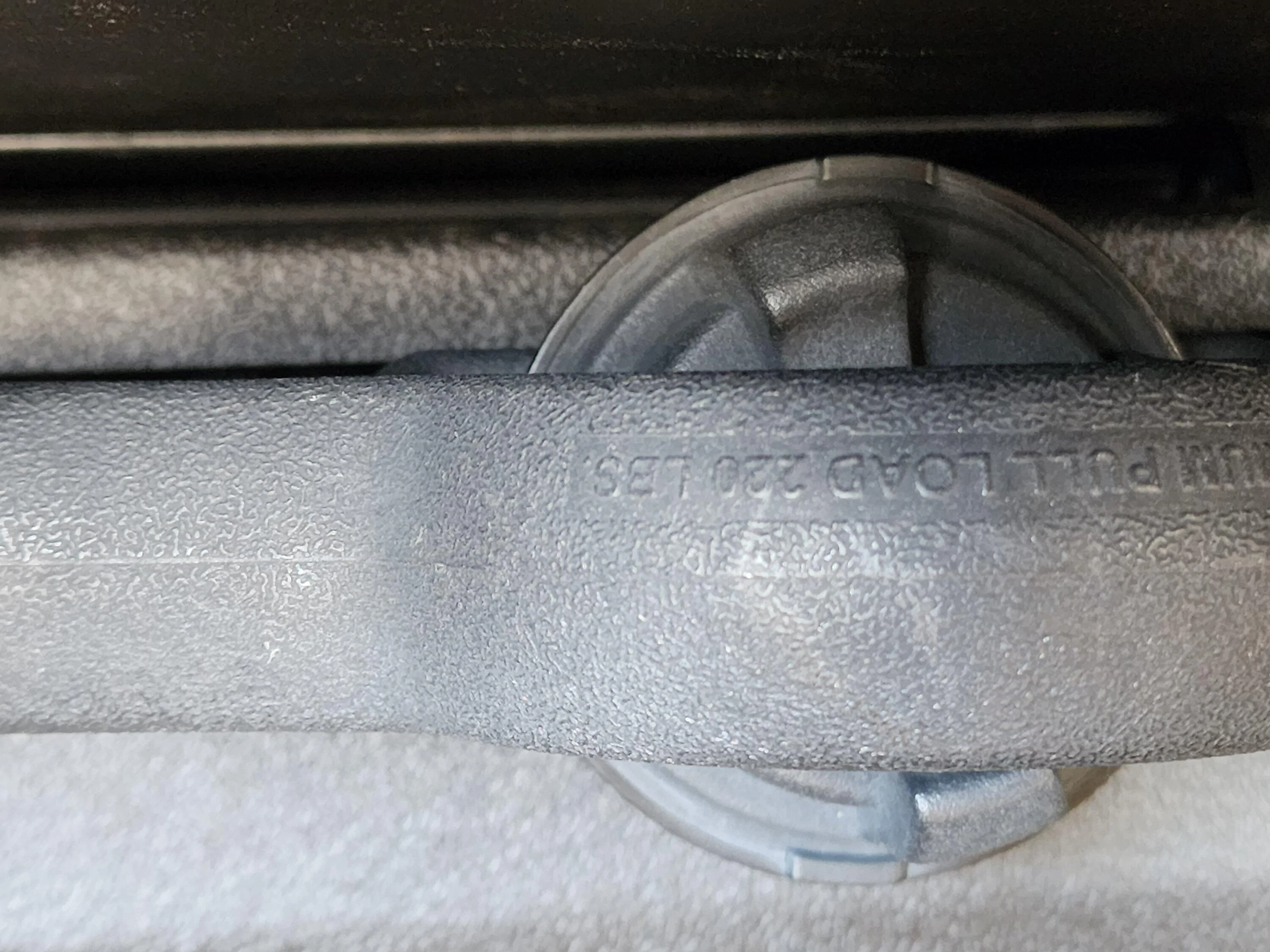 Rivian R1T R1S R1T bed tie down rails installed (adopted from Tacoma) 20230222_153740