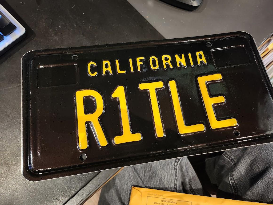 Rivian R1T R1S Personal / Vanity Plates, Anyone? 20230222_155355