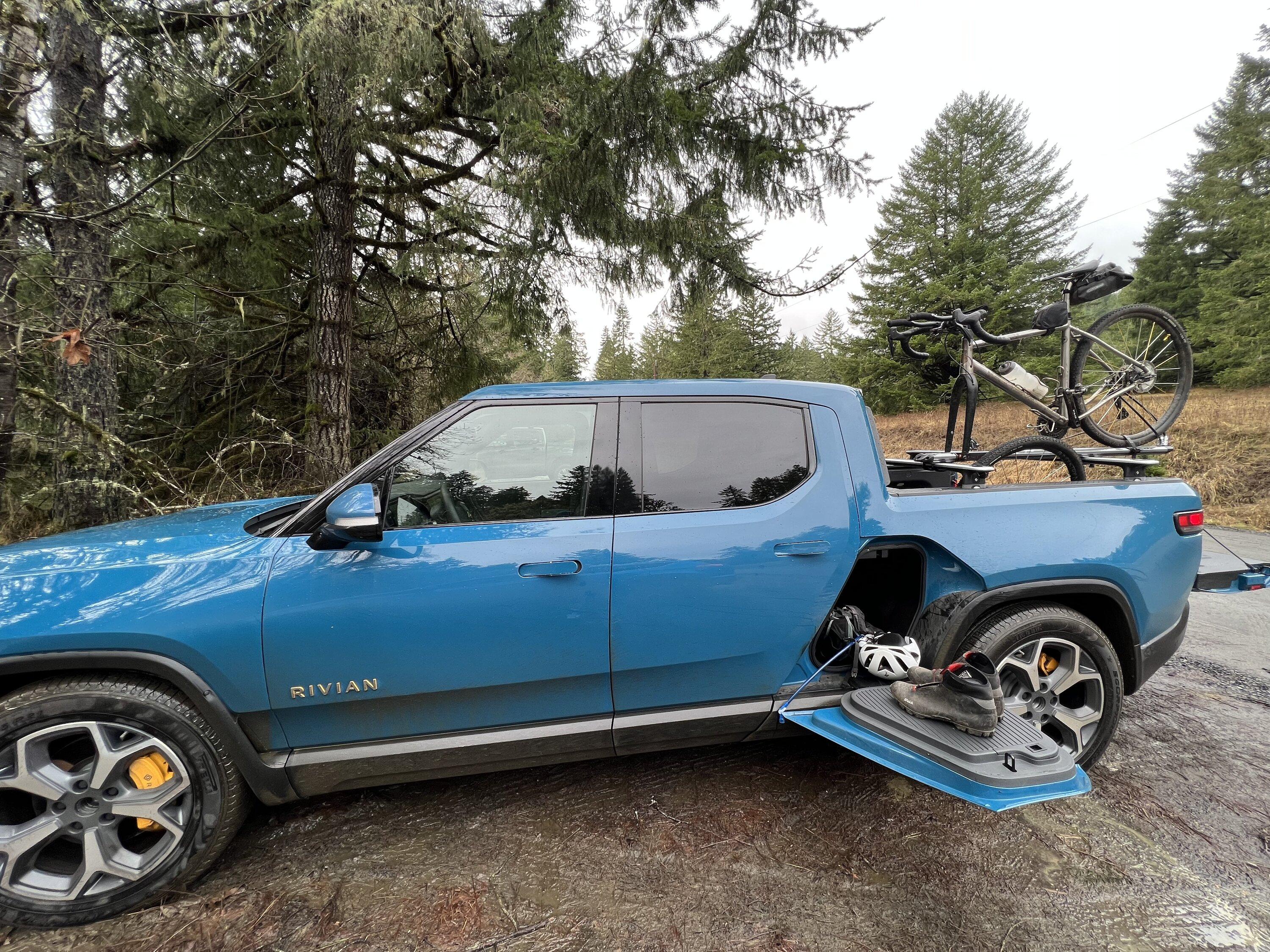 Rivian R1T R1S R1T and Mountain Biking F2195714-0DB6-4CAE-A970-EBEA9299ECB7