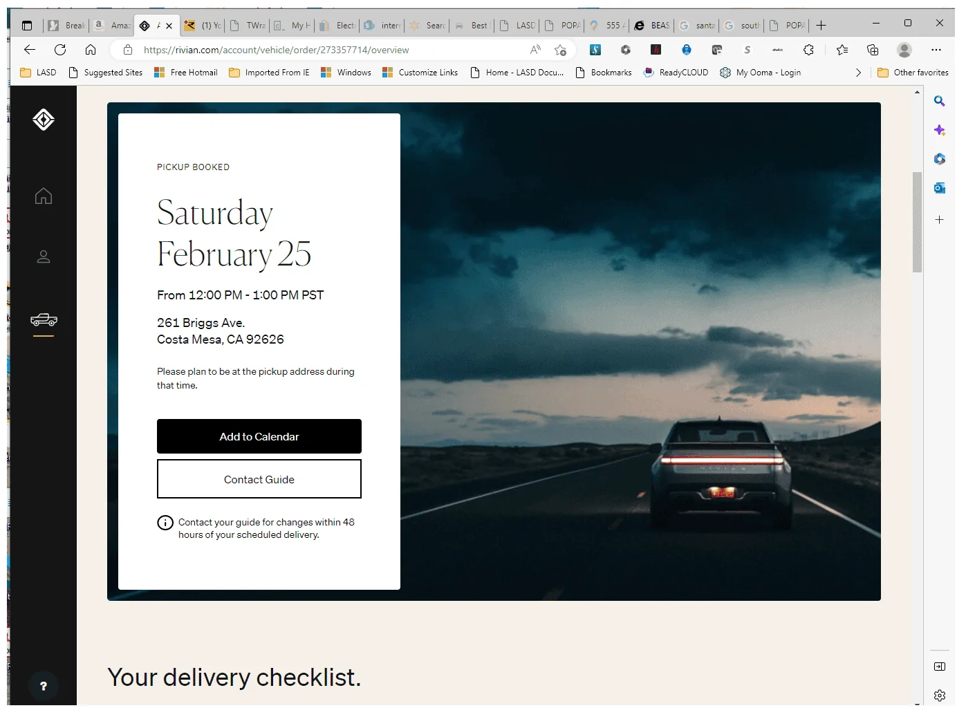 Rivian R1T R1S Your time from VIN to Delivery? 1677277920178