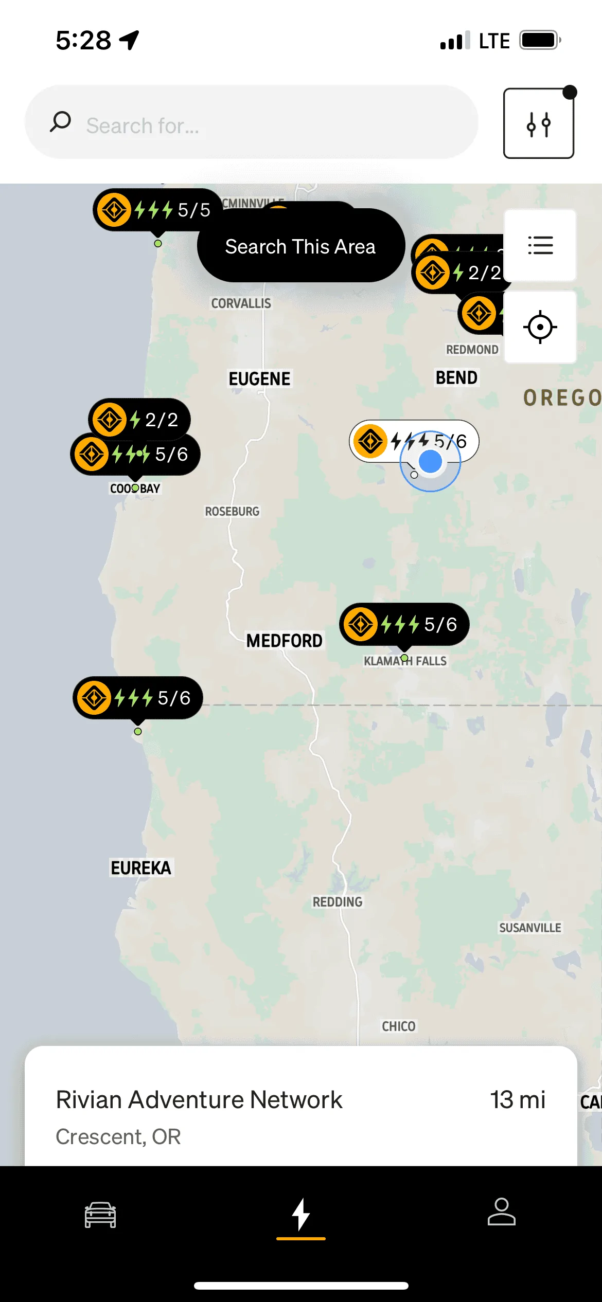 Rivian R1T R1S RAN Rivian Charging Stations Locations Map via Google Maps C0768349-51F9-4C19-8EBA-0B0398AE6263