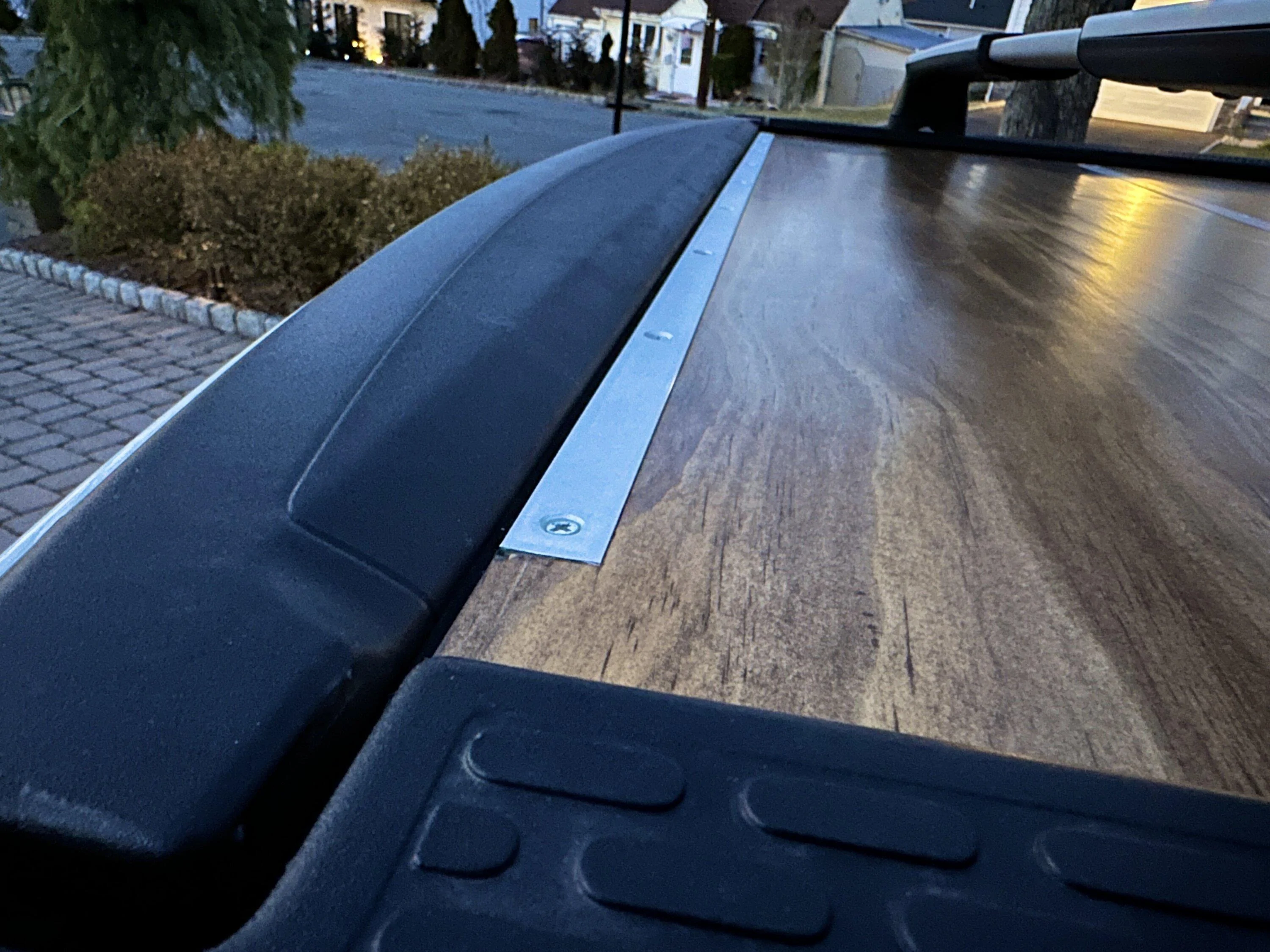Rivian R1T R1S My custom Wooden Tonneau Cover 20230226_230558464_iOS