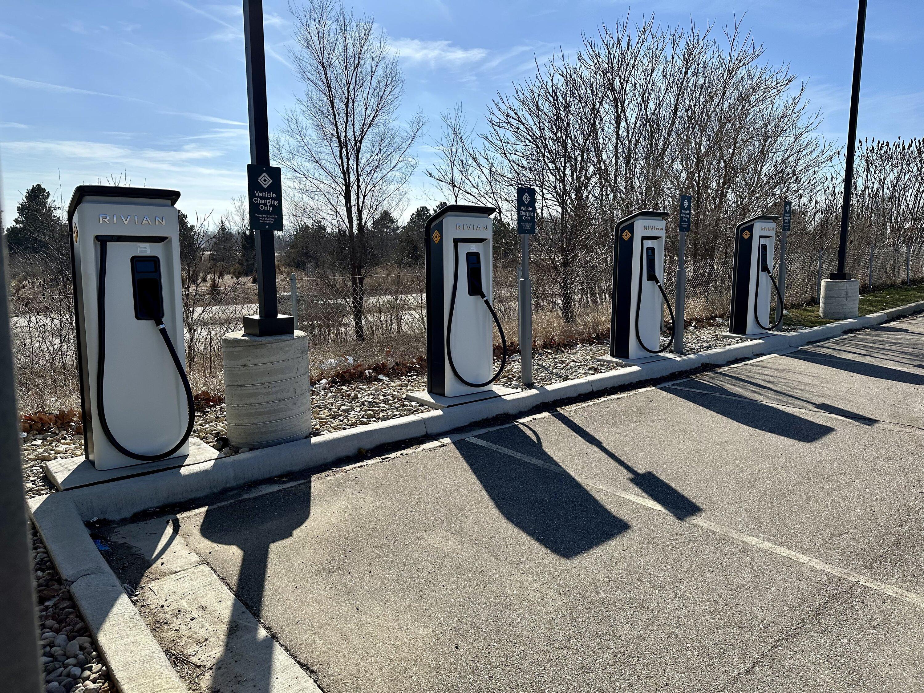 Rivian R1T R1S RAN Rivian Charging Stations Locations Map via Google Maps IMG_1291