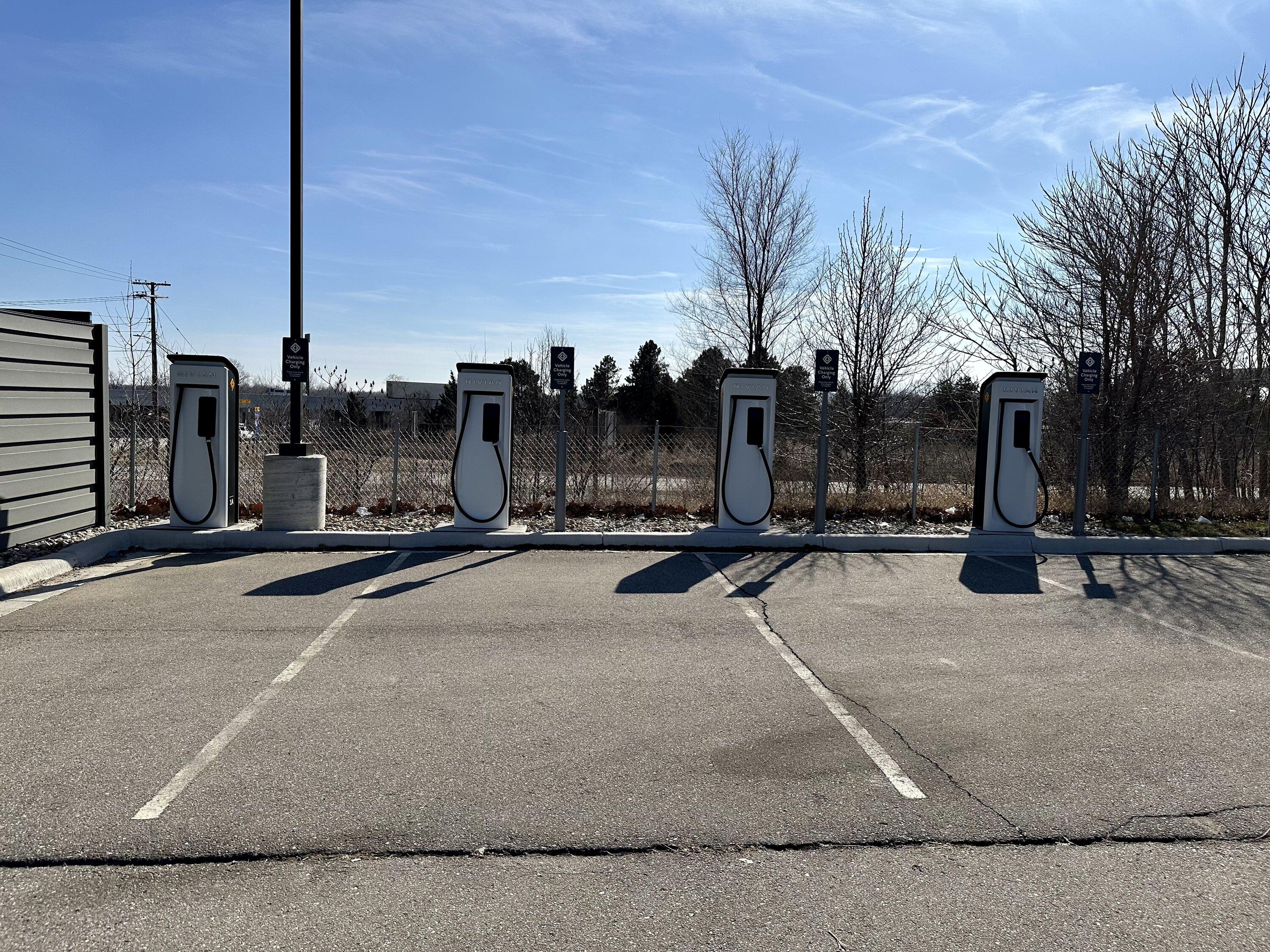 Rivian R1T R1S RAN Rivian Charging Stations Locations Map via Google Maps IMG_1293