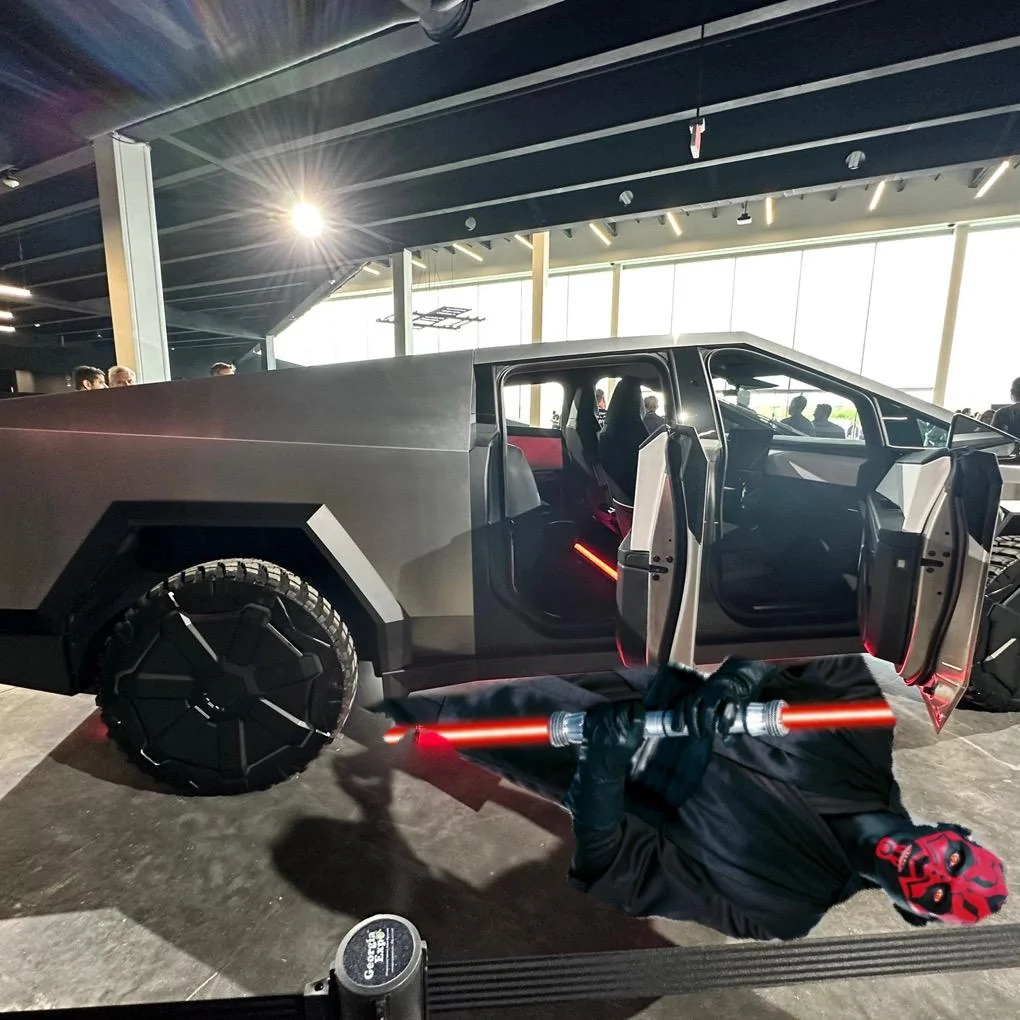 Rivian R1T R1S Cybertruck Latest "Beta" Prototype gets up close look inside and out at Tesla Investor Day 91AC0D1B-F738-41E0-B567-9ABE4217B71B