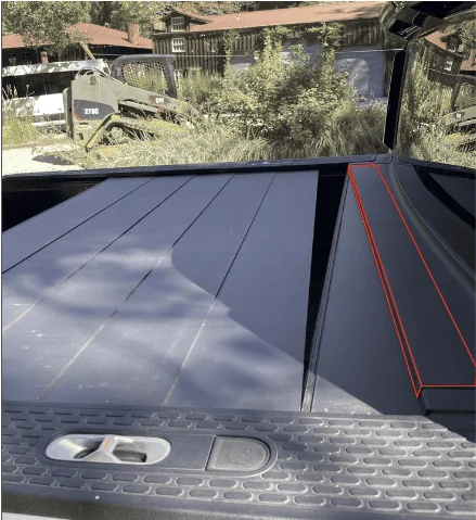Rivian R1T R1S Reclaiming empty powered tonneau cover space 1677796038285