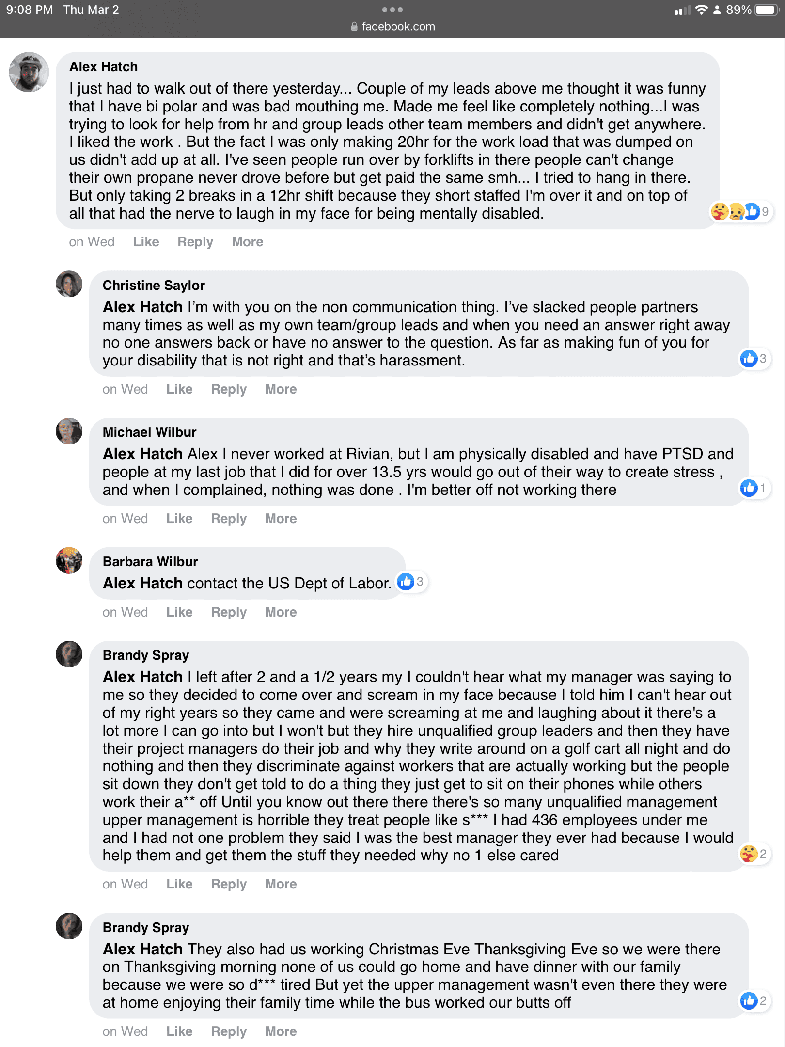 Rivian R1T R1S Rivian employee comments suggest morale issues 20C65AC7-6212-479D-92F9-927EC4B3D11C