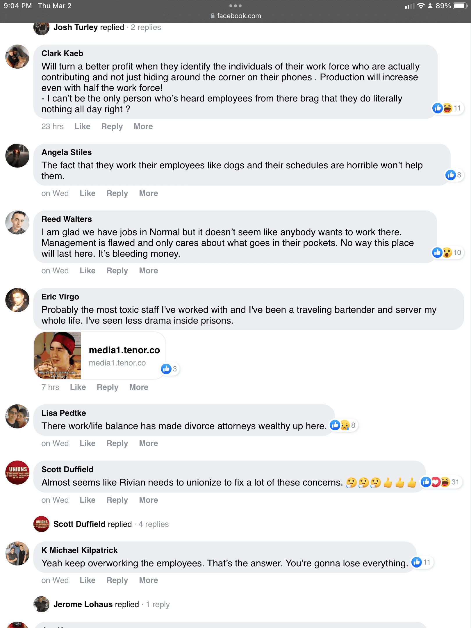 Rivian R1T R1S Rivian employee comments suggest morale issues 0DDC4E47-B981-4EB7-B910-6CEDF5AA64E6