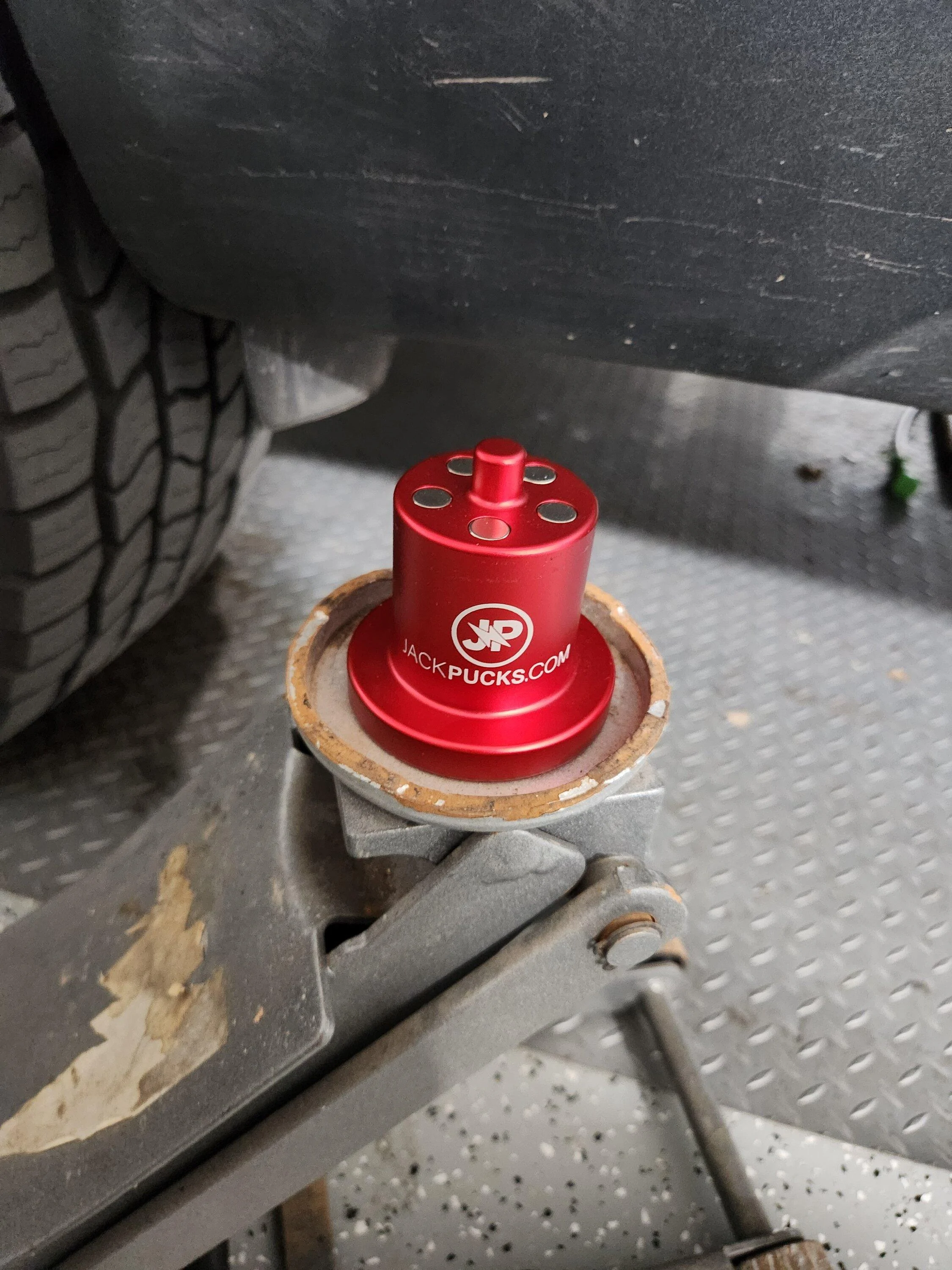 Rivian R1T R1S Innovative Invention: The History of Magnetic Jack Pucks for Rivian Vehicles 20230223_171053