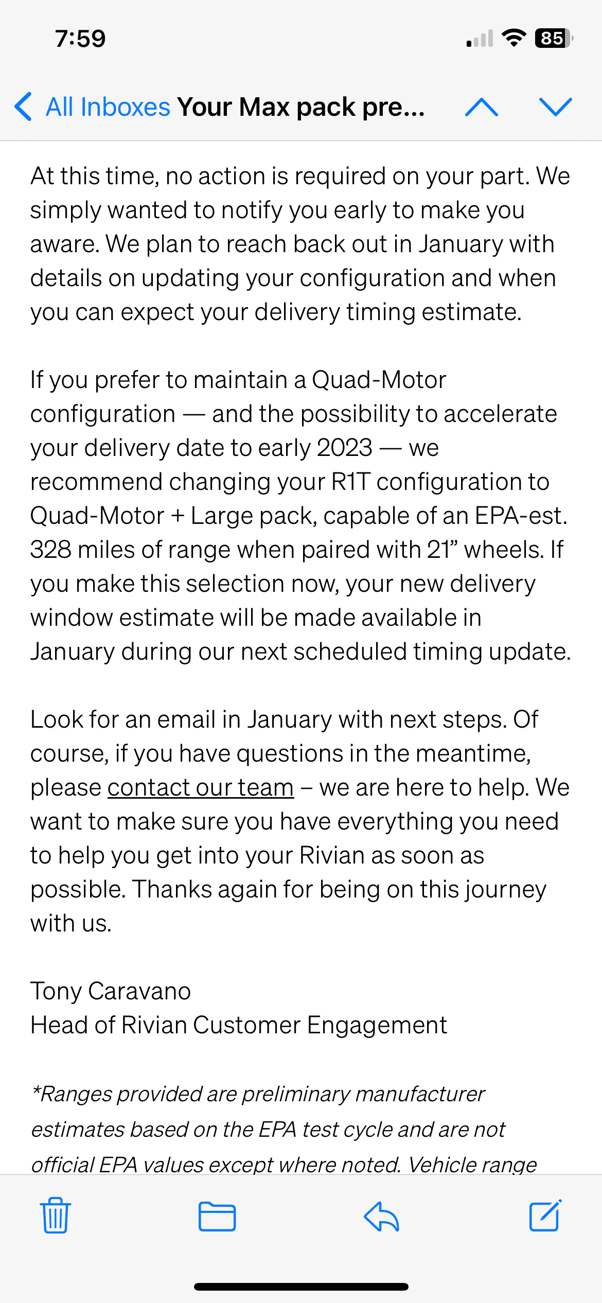 Rivian R1T R1S 50 Miles of Extra Range For $10,000? 8FA86567-4A4D-4440-AE9B-455281261A5E