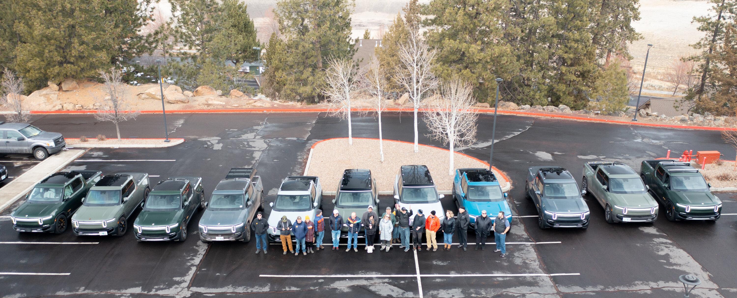Rivian R1T R1S Central Oregon Rivian Club Meet & Gather 3.5.23 - Photos and Experience CORC_Grou