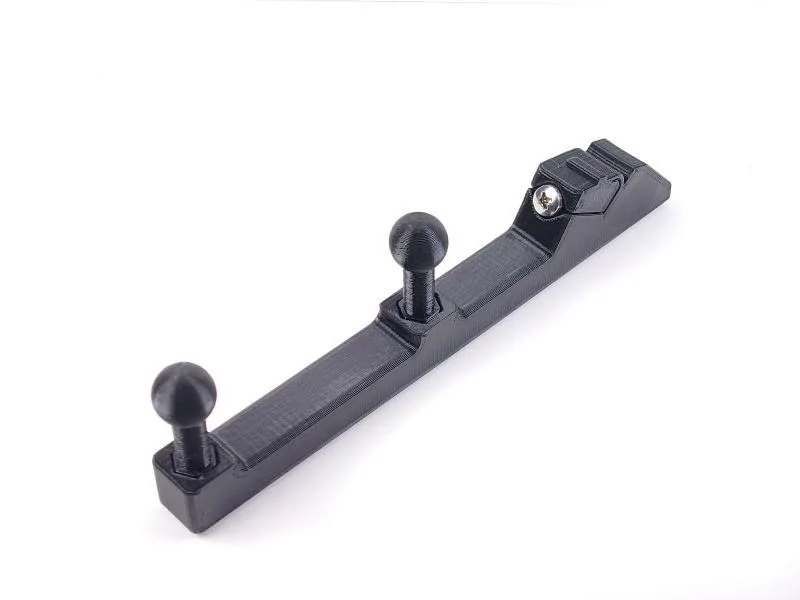 Rivian R1T R1S Phone Mount Dash Anchor - 17mm, 20mm, & 25mm Ball Mount Size Options F5311664-6D07-4F31-BE67-E803664D4B72