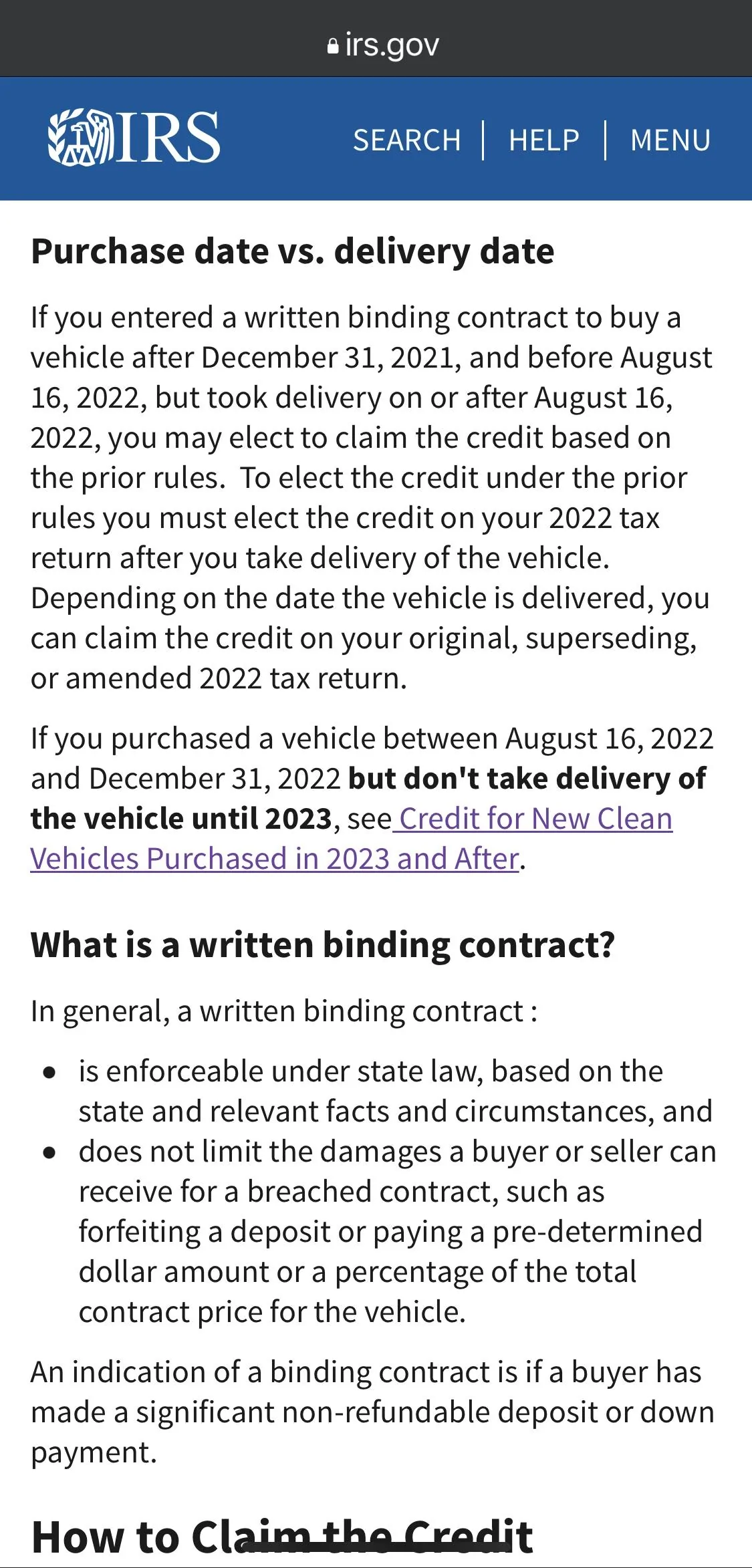 Rivian R1T R1S IRS Transition rule guidance changed 1EACB048-1E2A-4594-B512-36EE85569DC8