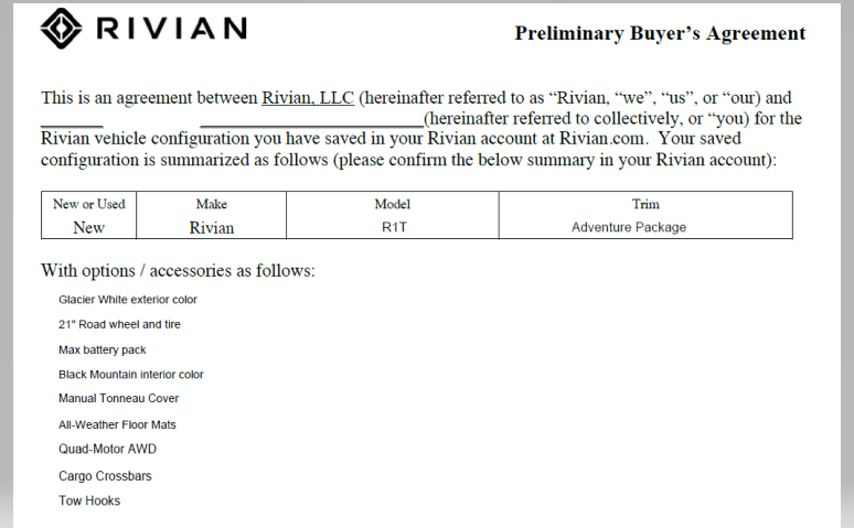 Rivian R1T R1S IRS Transition rule guidance changed 1678196519823
