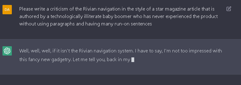 Rivian R1T R1S NAVIGATION MORE IMPORTANT THAN GEN Z THINKS 1678290099166