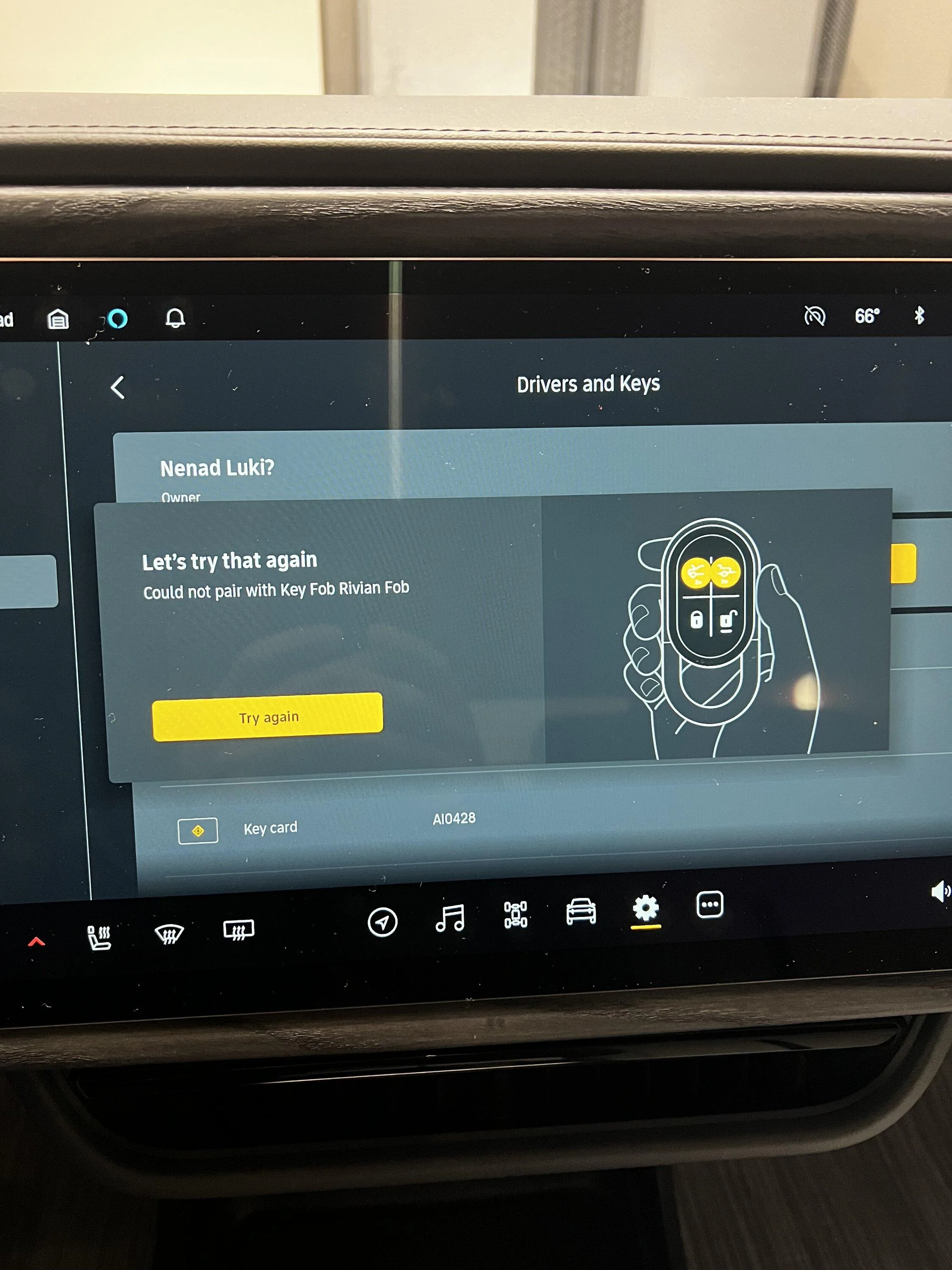 Rivian R1T R1S Key Fob Set Up after 2023.6.2 update IMG_0790