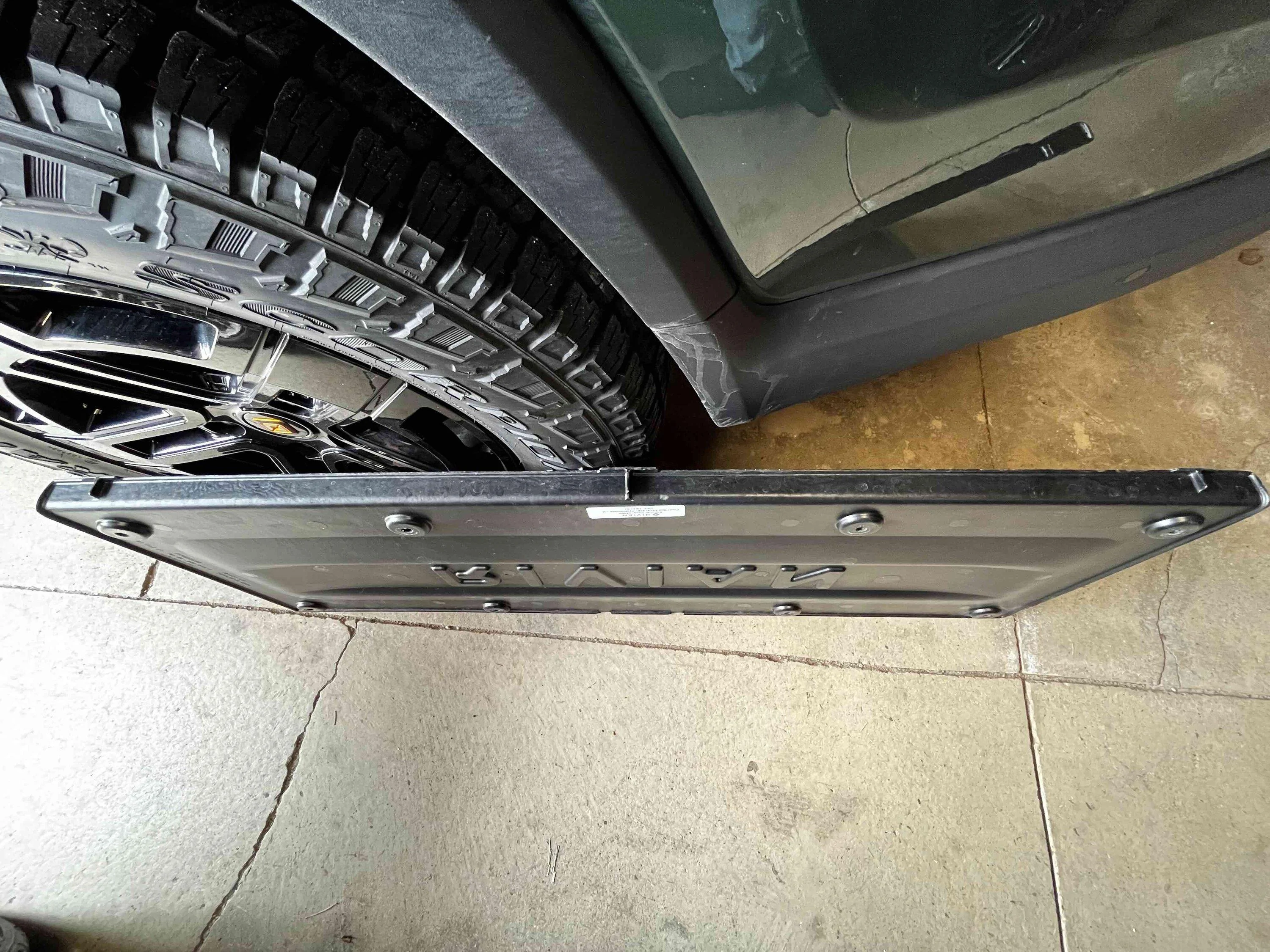 Rivian R1T R1S Reclaiming empty powered tonneau cover space 08Panel