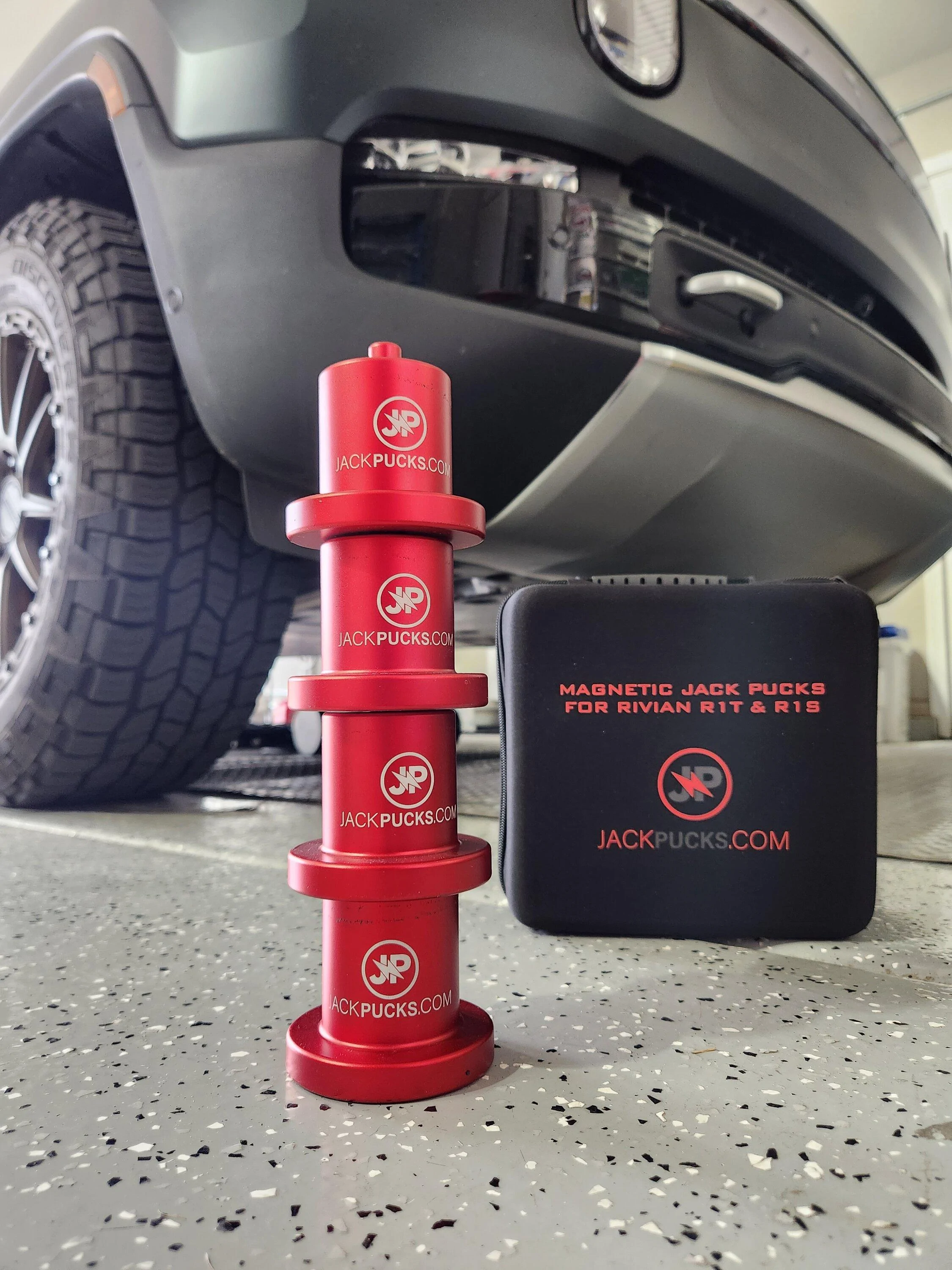 Rivian R1T R1S Innovative Invention: The History of Magnetic Jack Pucks for Rivian Vehicles 20230310_125940